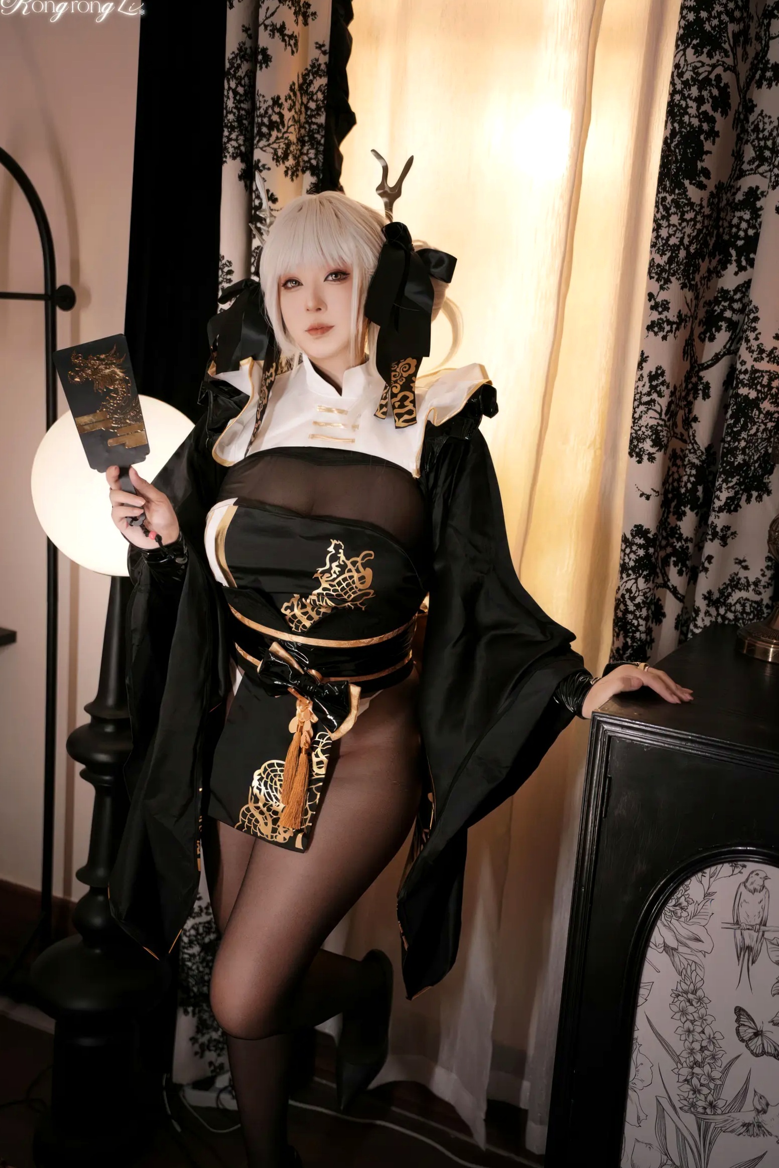 Gallery - 小容仔咕咕咕 NIKKE胜利女神布兰儿黑丝cosplay，极品角色扮演私房大尺度写真，性感魅惑美图45P角色扮演黑丝性感私房照 女神私房照_秀色女神 - image 4
