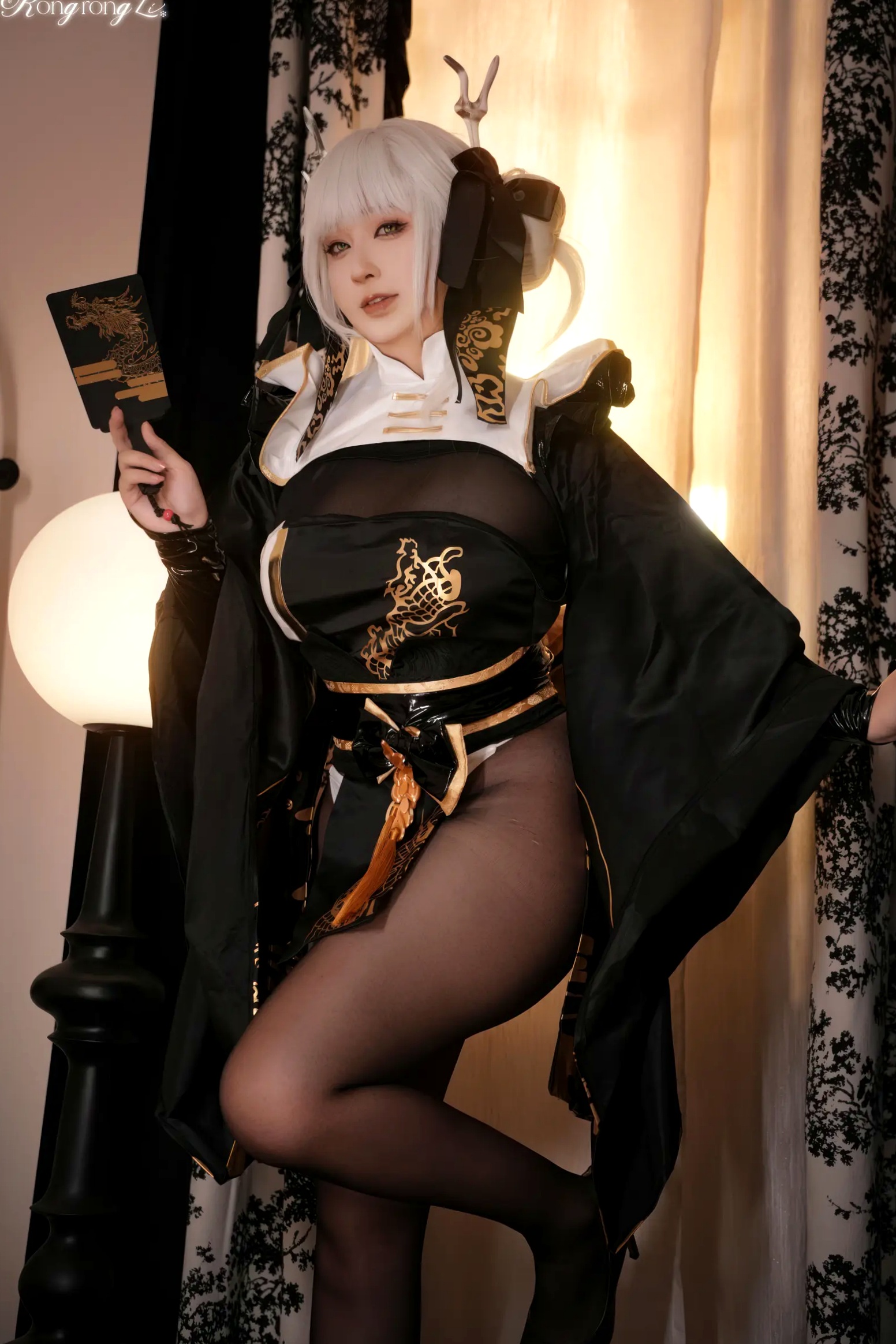 Gallery - 小容仔咕咕咕 NIKKE胜利女神布兰儿黑丝cosplay，极品角色扮演私房大尺度写真，性感魅惑美图45P角色扮演黑丝性感私房照 女神私房照_秀色女神 - image 5