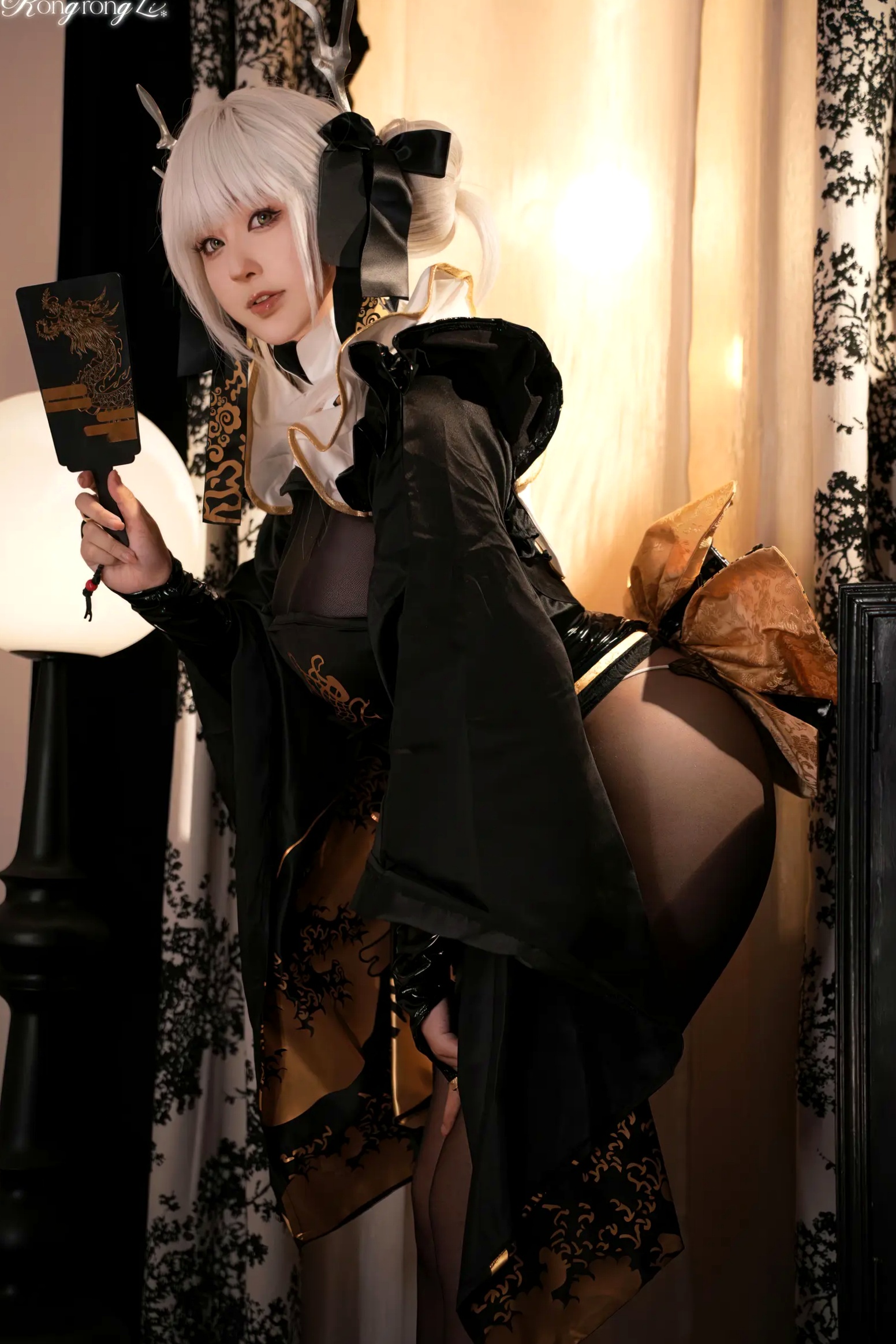 Gallery - 小容仔咕咕咕 NIKKE胜利女神布兰儿黑丝cosplay，极品角色扮演私房大尺度写真，性感魅惑美图45P角色扮演黑丝性感私房照 女神私房照_秀色女神 - image 7