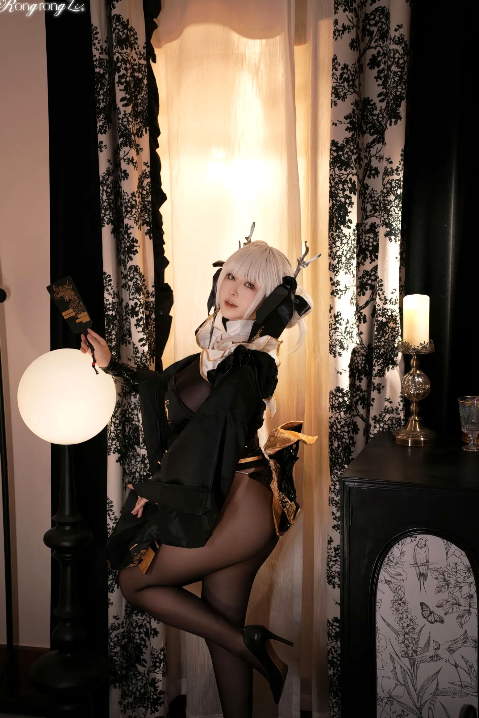 Gallery - 小容仔咕咕咕 NIKKE胜利女神布兰儿黑丝cosplay，极品角色扮演私房大尺度写真，性感魅惑美图45P角色扮演黑丝性感私房照 女神私房照_秀色女神 - image 16