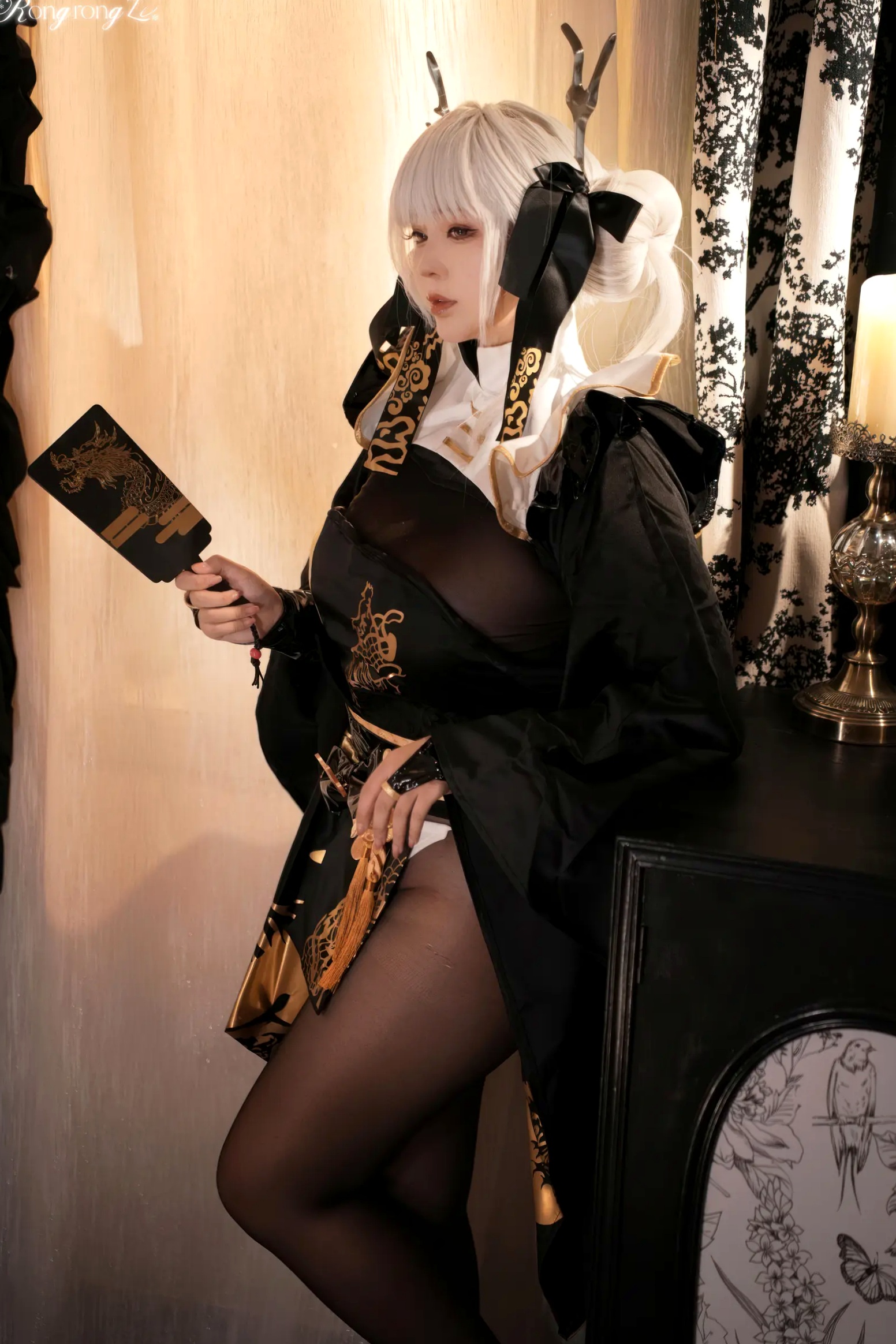 Gallery - 小容仔咕咕咕 NIKKE胜利女神布兰儿黑丝cosplay，极品角色扮演私房大尺度写真，性感魅惑美图45P角色扮演黑丝性感私房照 女神私房照_秀色女神 - image 18