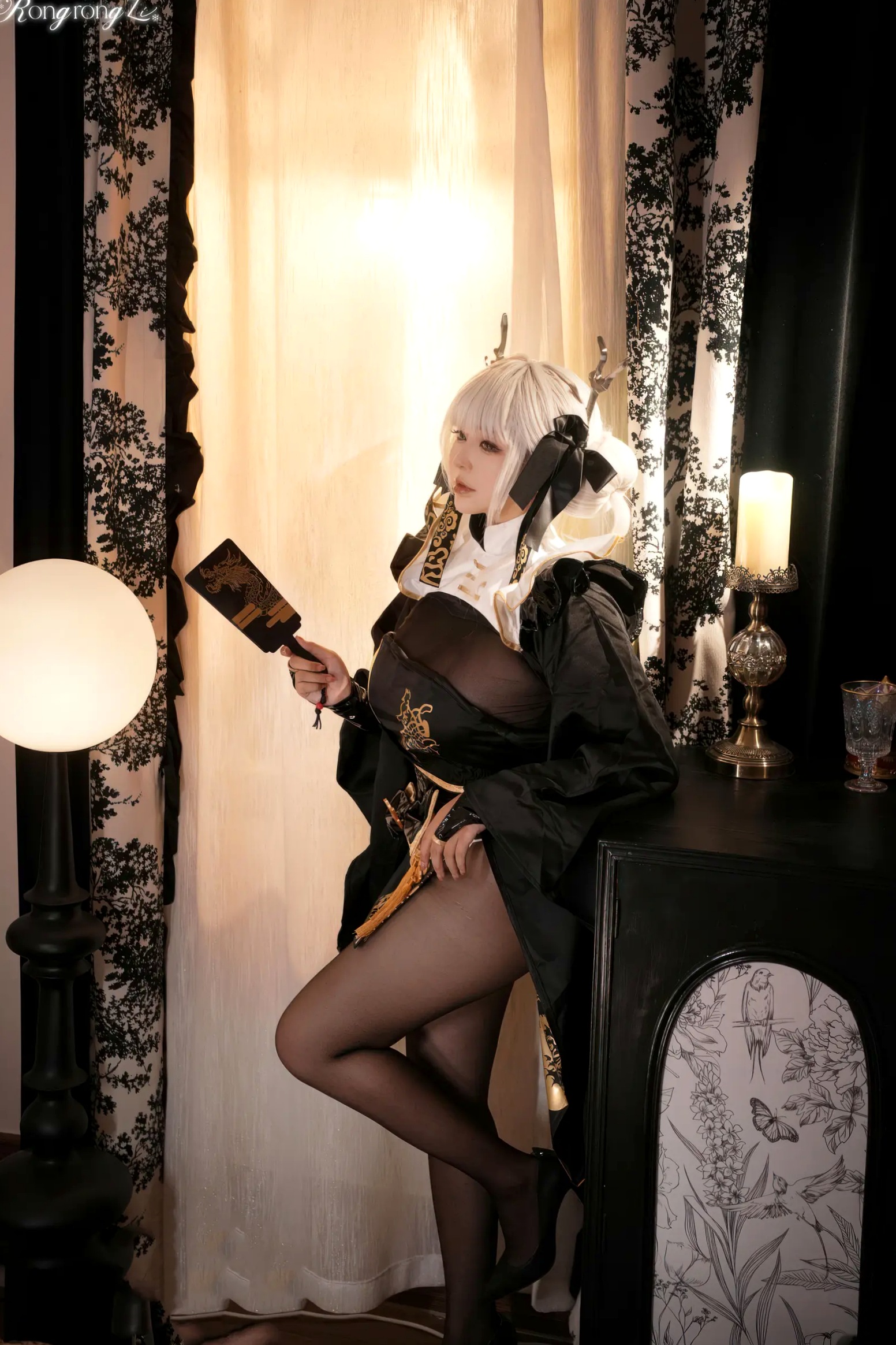 Gallery - 小容仔咕咕咕 NIKKE胜利女神布兰儿黑丝cosplay，极品角色扮演私房大尺度写真，性感魅惑美图45P角色扮演黑丝性感私房照 女神私房照_秀色女神 - image 19