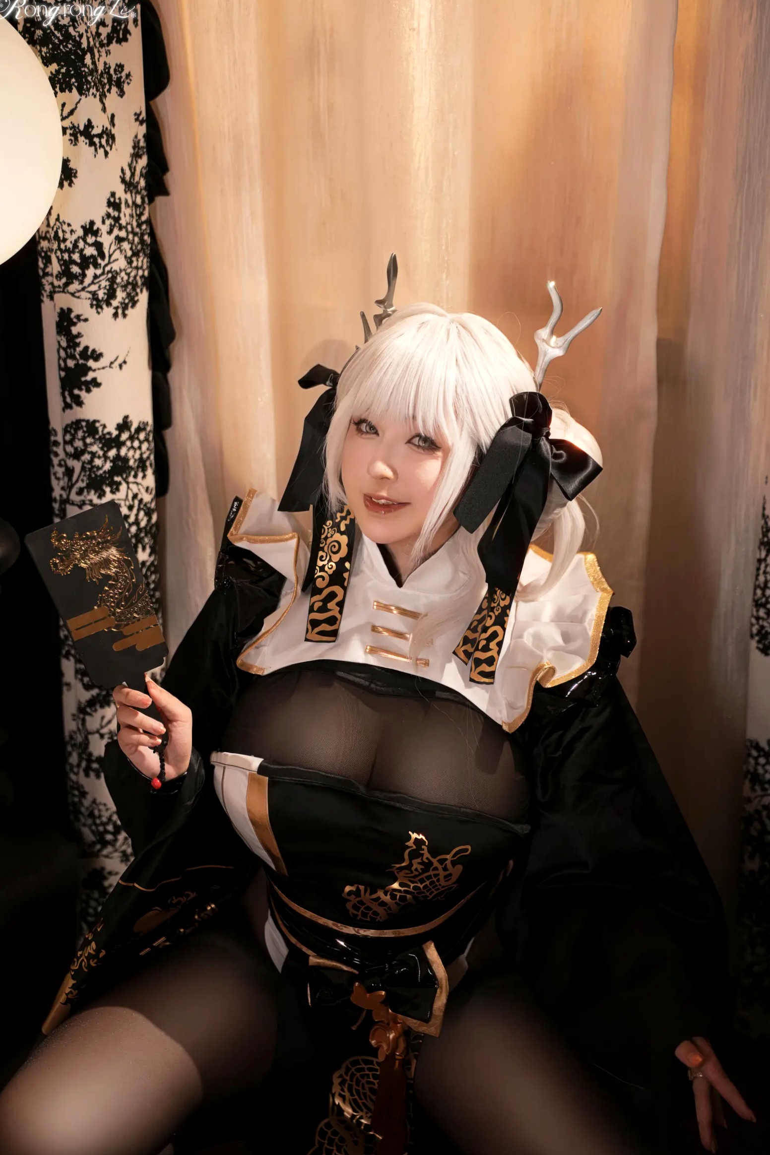 Gallery - 小容仔咕咕咕 NIKKE胜利女神布兰儿黑丝cosplay，极品角色扮演私房大尺度写真，性感魅惑美图45P角色扮演黑丝性感私房照 女神私房照_秀色女神 - image 23