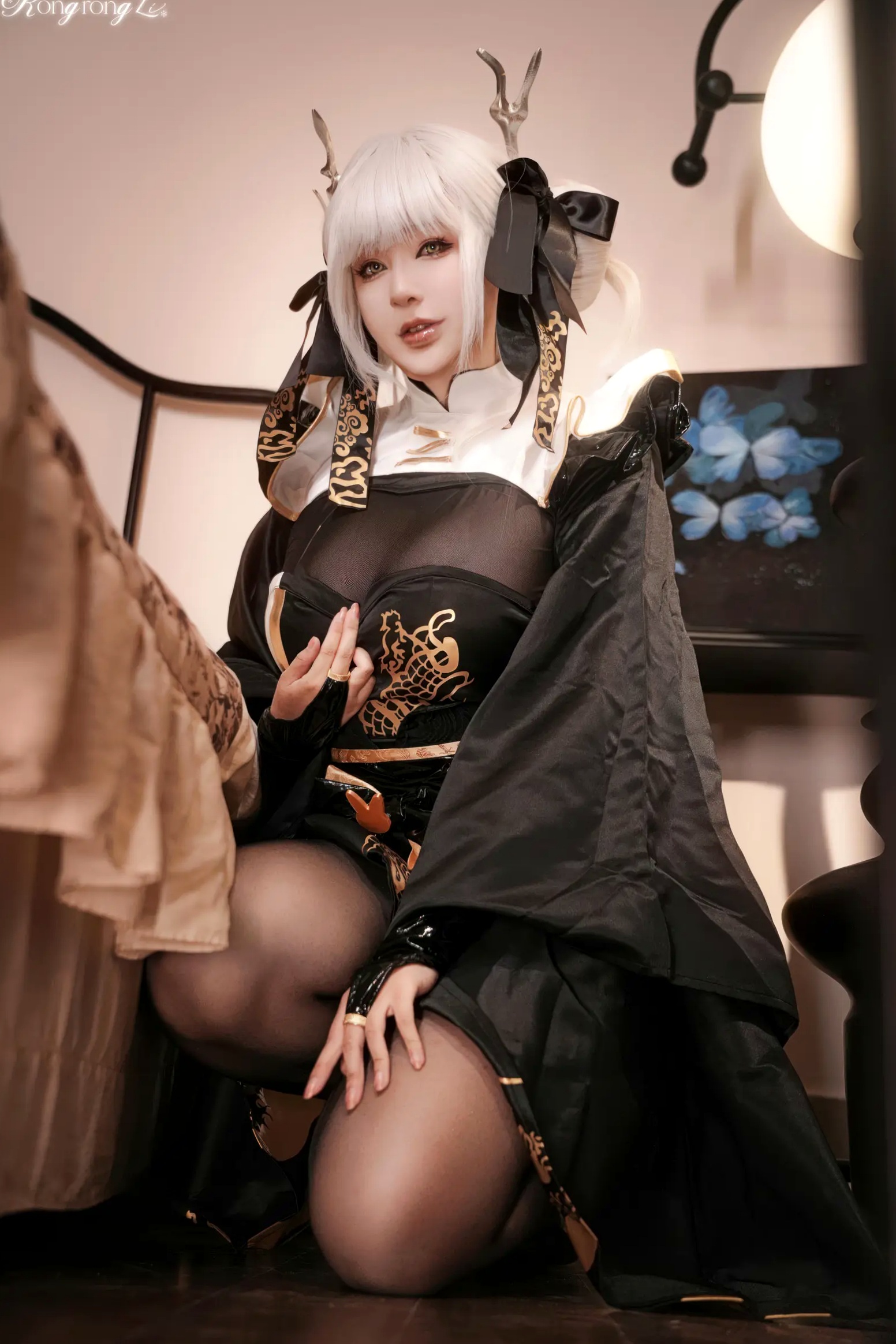 Gallery - 小容仔咕咕咕 NIKKE胜利女神布兰儿黑丝cosplay，极品角色扮演私房大尺度写真，性感魅惑美图45P角色扮演黑丝性感私房照 女神私房照_秀色女神 - image 26
