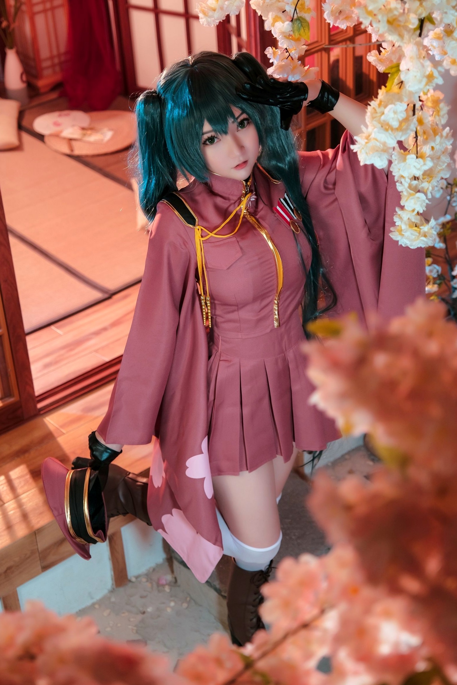 Gallery - Potato-Godzilla初音未来千本樱COSPLAY：唯美日式和服下的诱惑瞬间角色扮演制服诱惑私房照 女神私房照_秀色女神 - image 1
