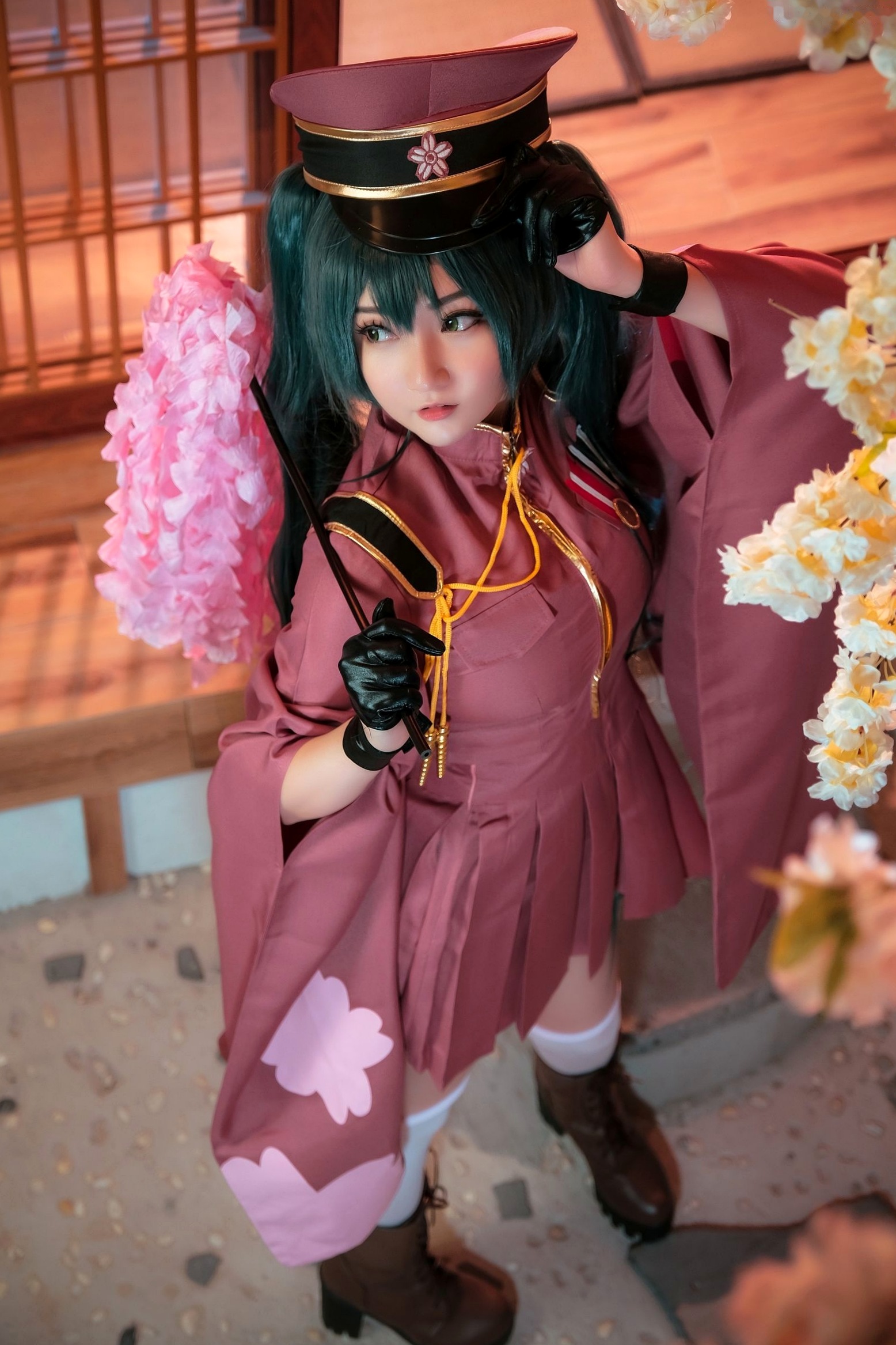 Gallery - Potato-Godzilla初音未来千本樱COSPLAY：唯美日式和服下的诱惑瞬间角色扮演制服诱惑私房照 女神私房照_秀色女神 - image 3