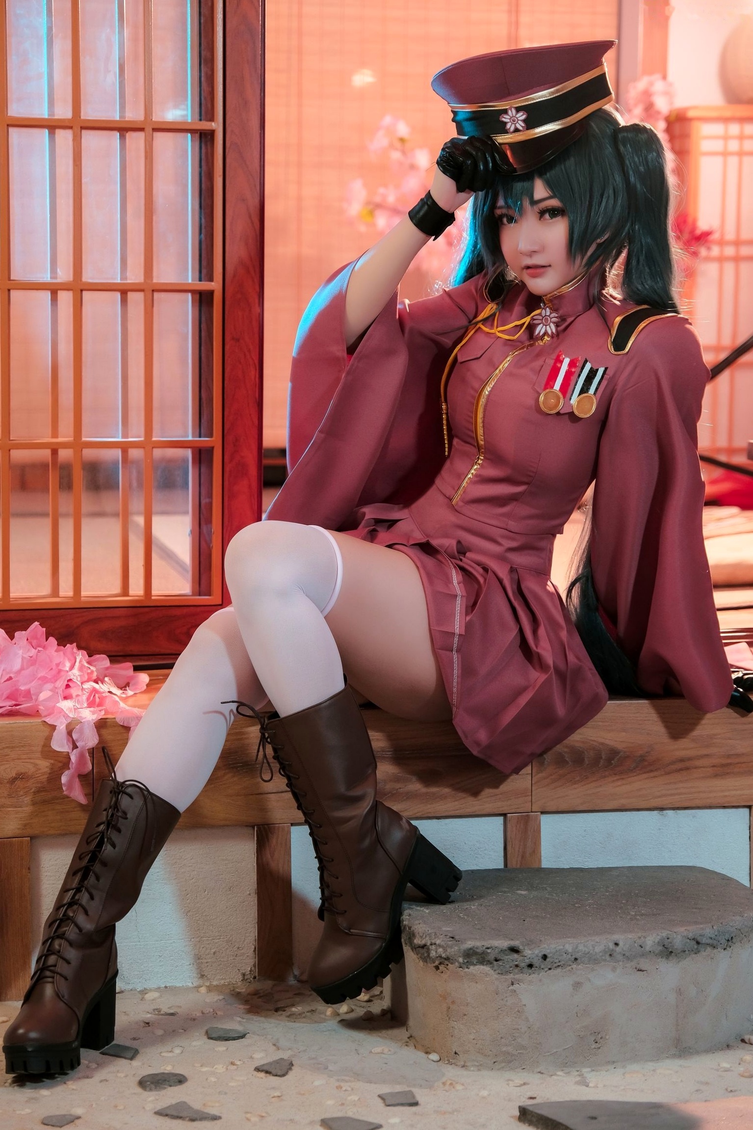 Gallery - Potato-Godzilla初音未来千本樱COSPLAY：唯美日式和服下的诱惑瞬间角色扮演制服诱惑私房照 女神私房照_秀色女神 - image 6