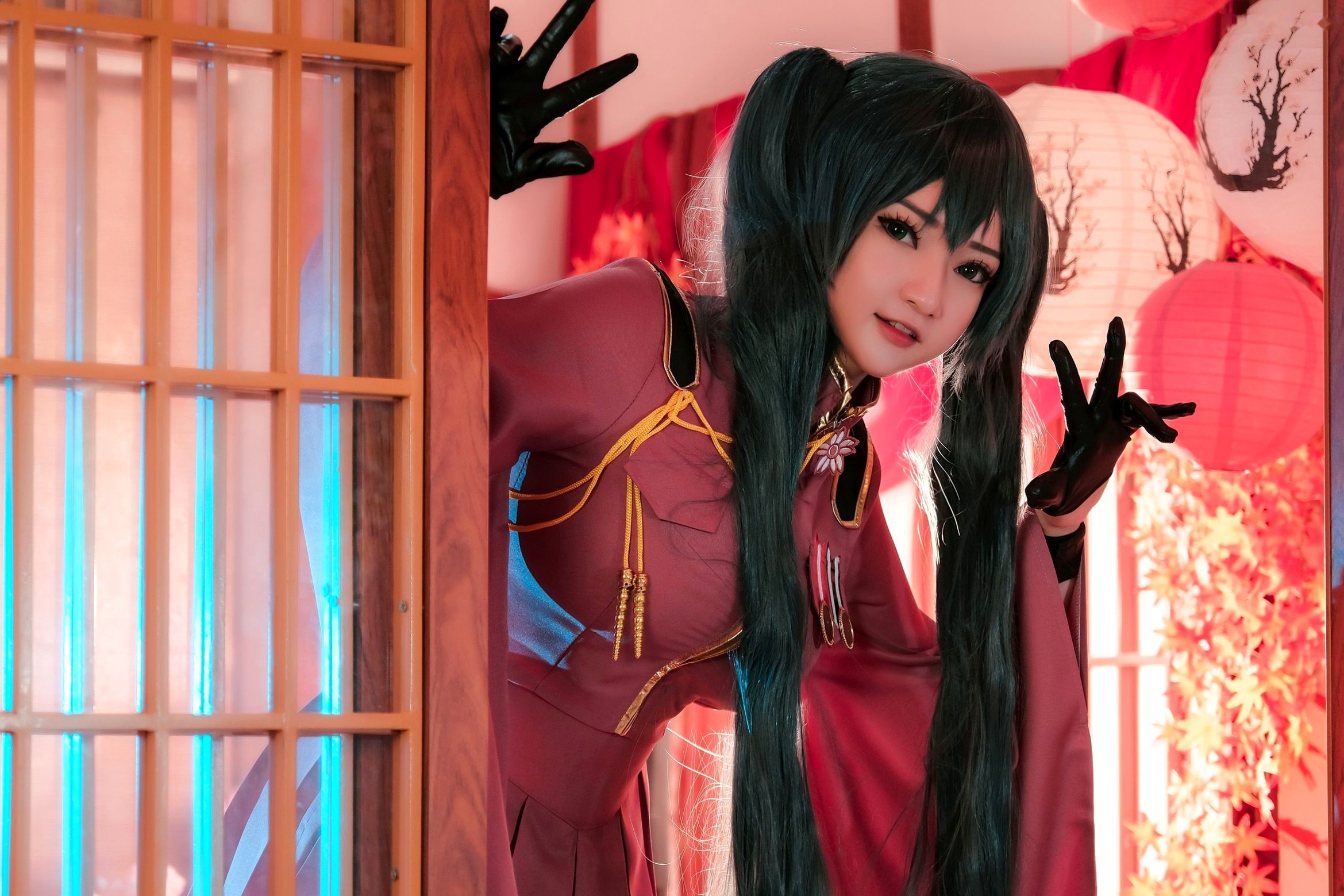 Gallery - Potato-Godzilla初音未来千本樱COSPLAY：唯美日式和服下的诱惑瞬间角色扮演制服诱惑私房照 女神私房照_秀色女神 - image 12