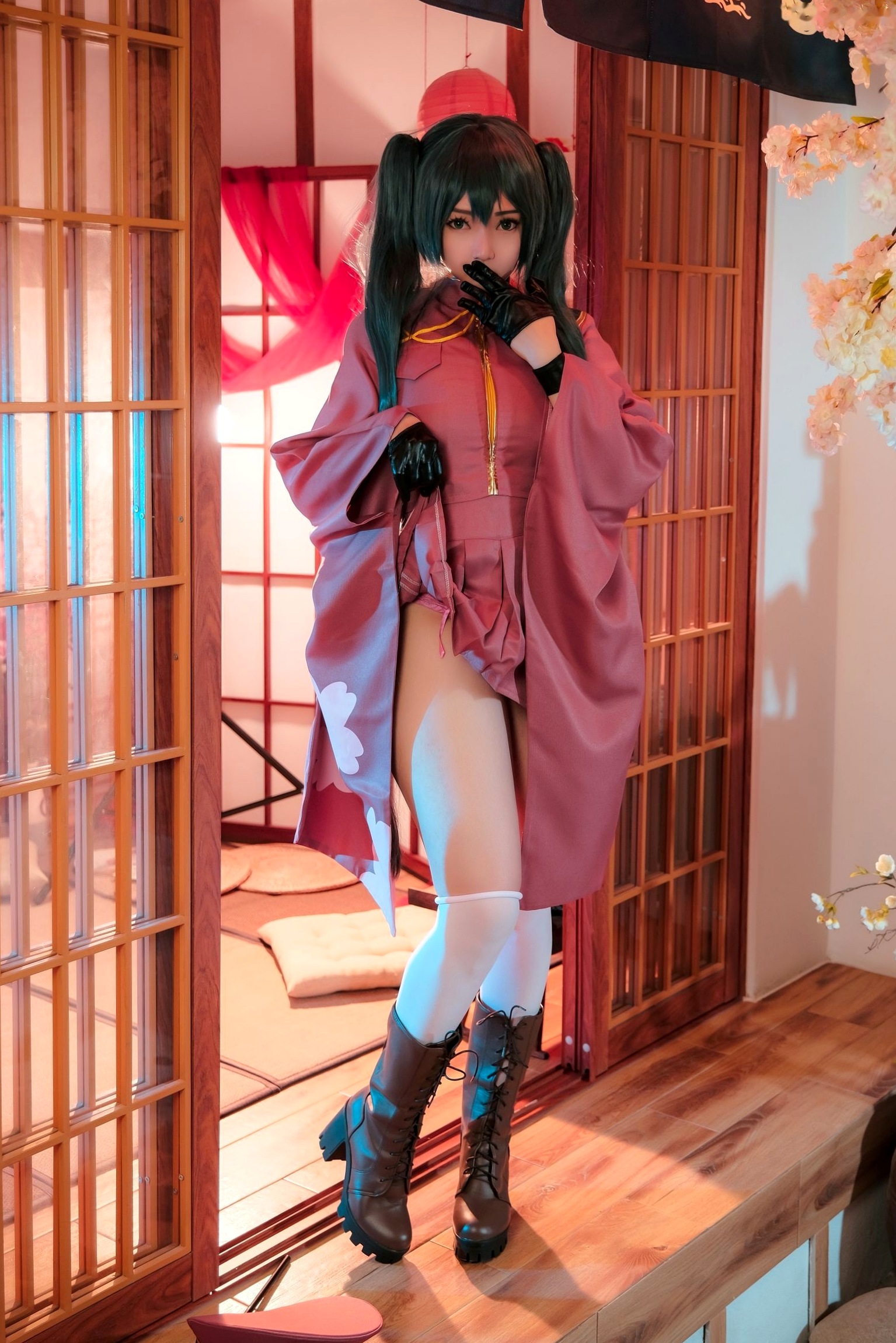 Gallery - Potato-Godzilla初音未来千本樱COSPLAY：唯美日式和服下的诱惑瞬间角色扮演制服诱惑私房照 女神私房照_秀色女神 - image 16
