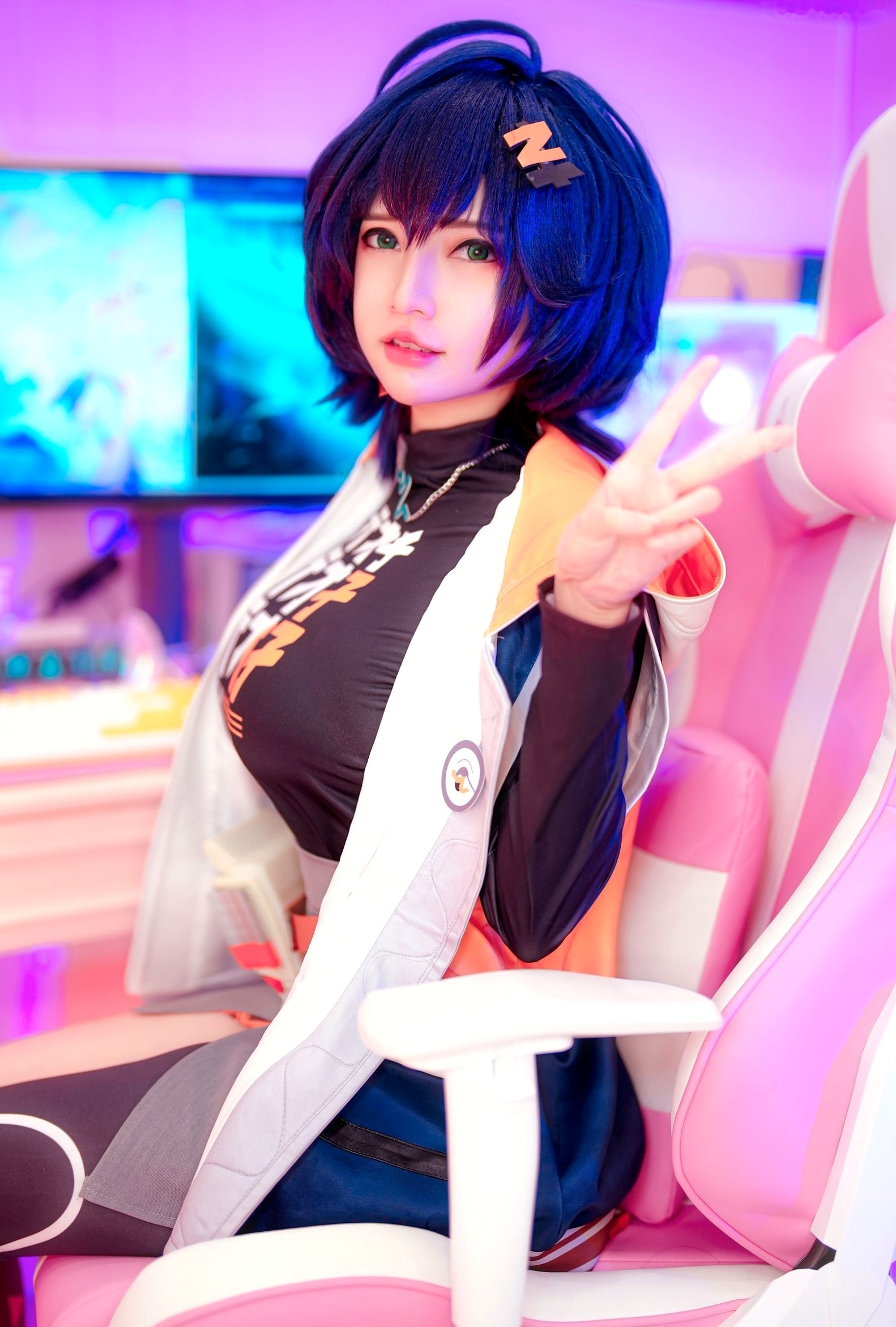 Gallery - Potato-Godzilla-绝区零贝尔Cosplay-电竞房赛博美少女-极致性感私房写真角色扮演性感私房照大尺度诱惑 女神私房照_秀色女神 - image 5
