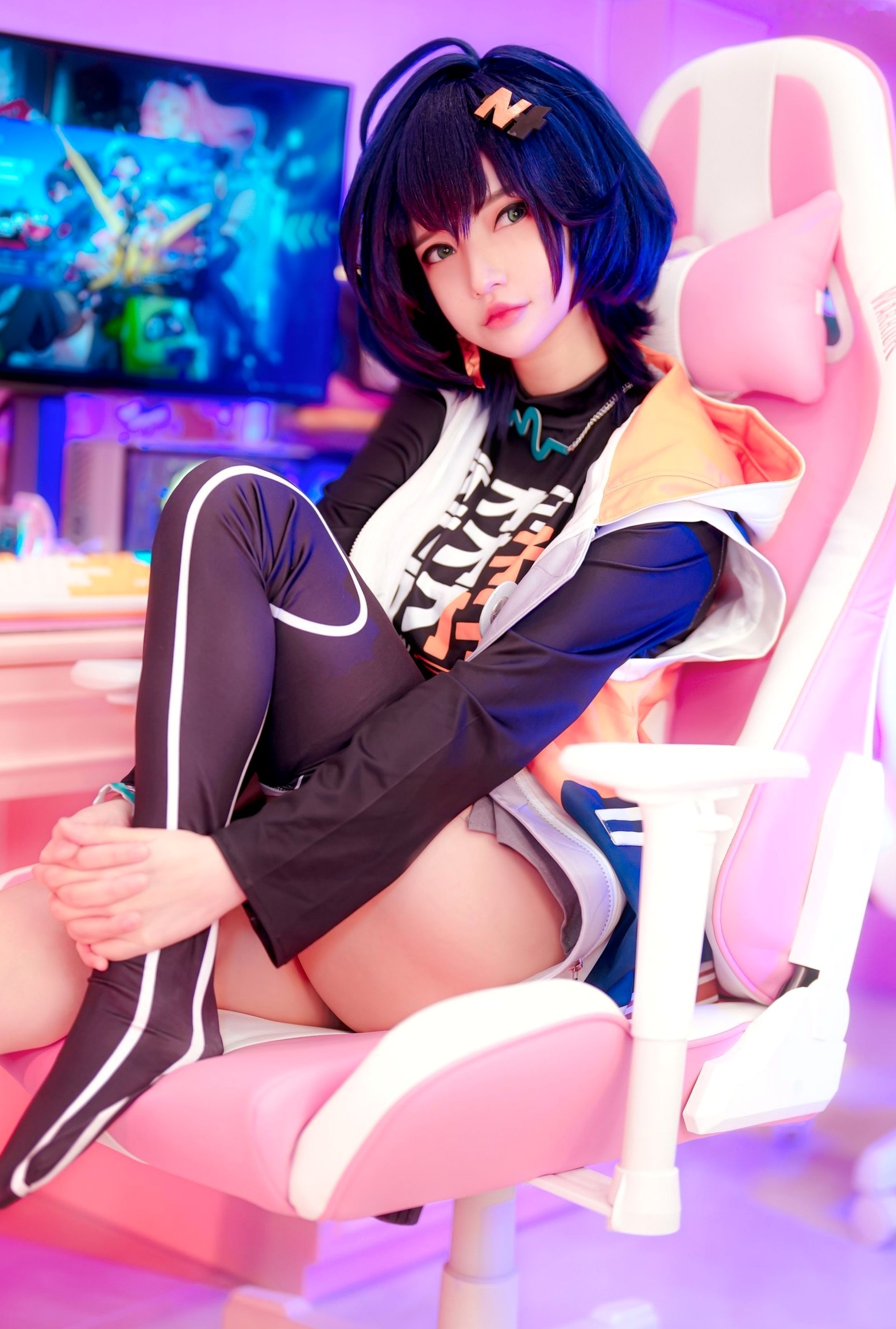 Gallery - Potato-Godzilla-绝区零贝尔Cosplay-电竞房赛博美少女-极致性感私房写真角色扮演性感私房照大尺度诱惑 女神私房照_秀色女神 - image 6