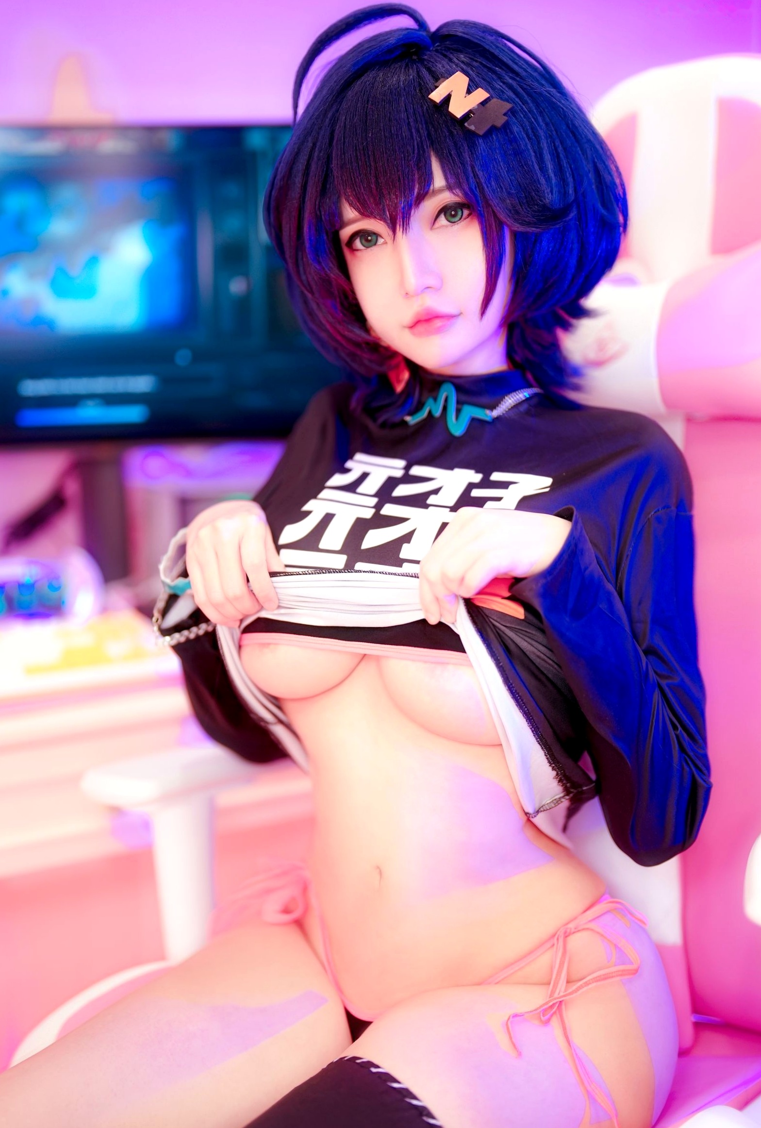 Gallery - Potato-Godzilla-绝区零贝尔Cosplay-电竞房赛博美少女-极致性感私房写真角色扮演性感私房照大尺度诱惑 女神私房照_秀色女神 - image 15