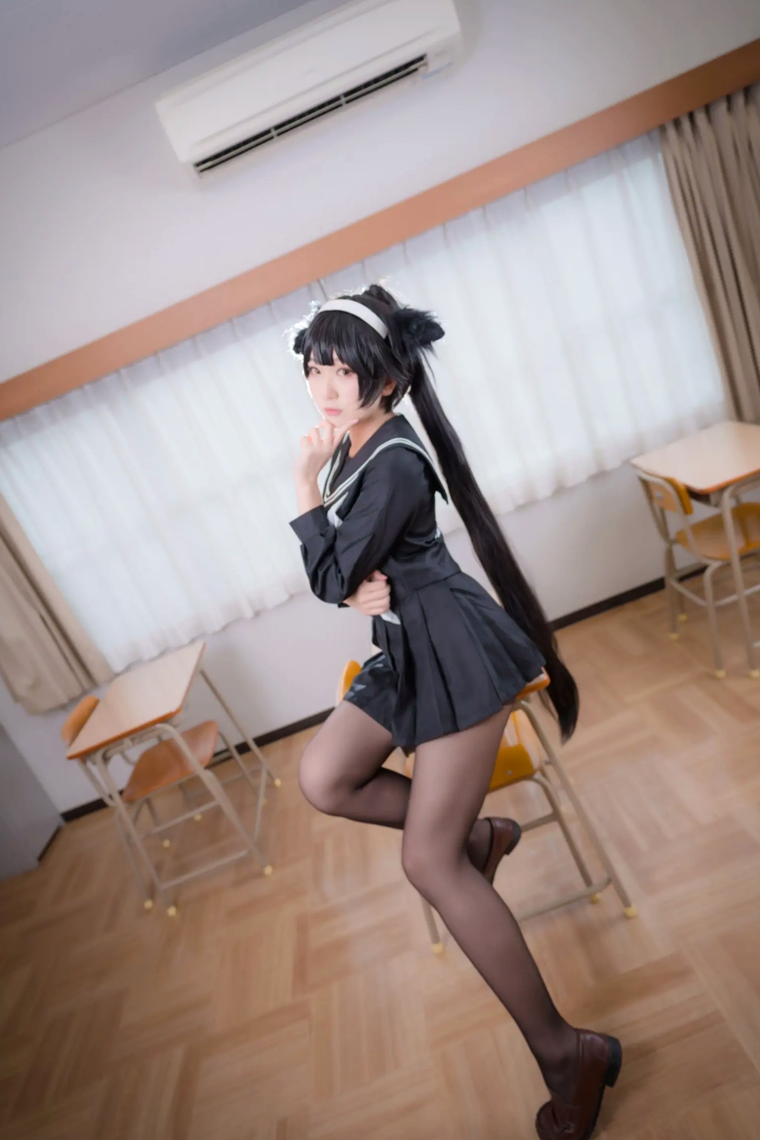 Gallery - 《Yuki亭 - 姐妹的学园罗曼史》猫耳制服少女，黑丝JK诱惑与校园清新风情 [140P]制服黑丝萝莉角色扮演清新 女神私房照_秀色女神 - image 8