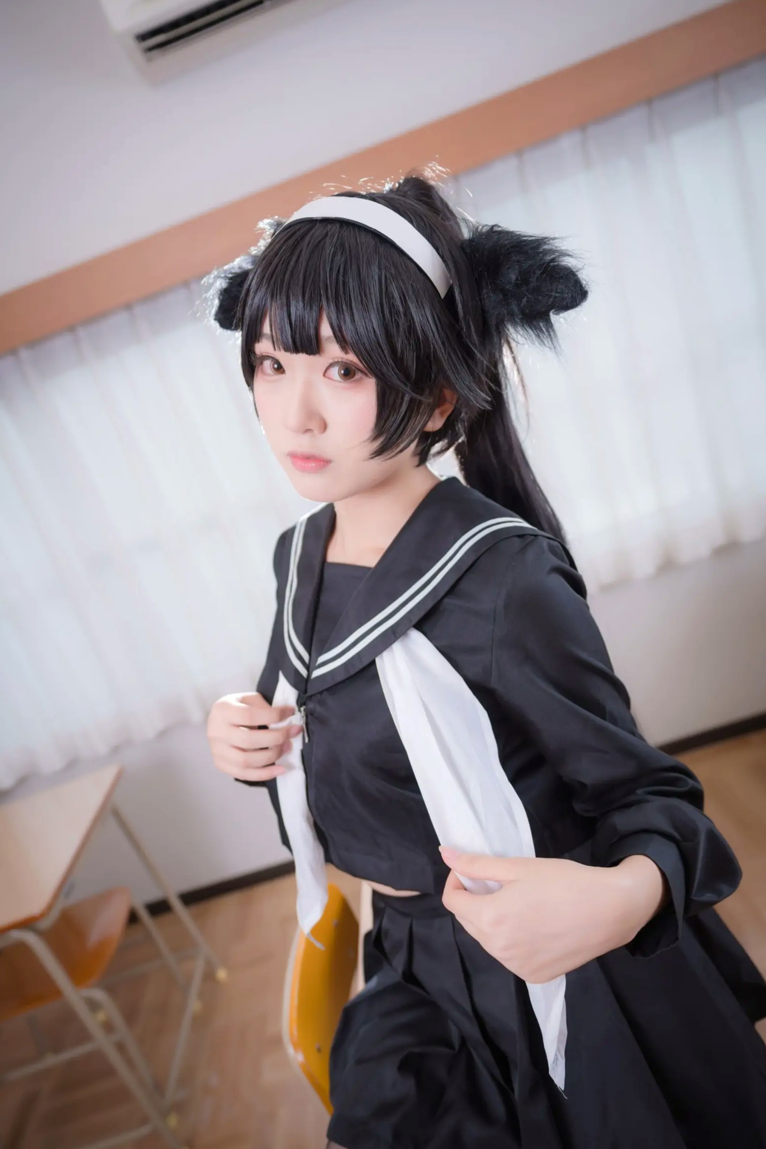 Gallery - 《Yuki亭 - 姐妹的学园罗曼史》猫耳制服少女，黑丝JK诱惑与校园清新风情 [140P]制服黑丝萝莉角色扮演清新 女神私房照_秀色女神 - image 10