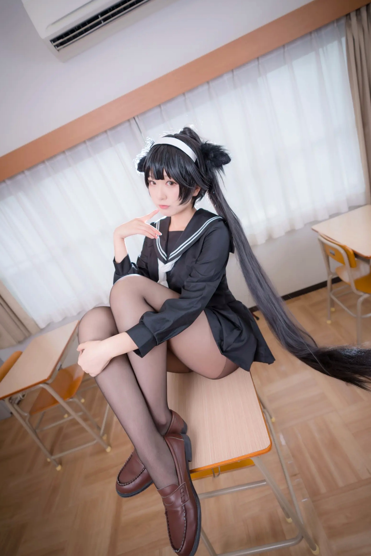 Gallery - 《Yuki亭 - 姐妹的学园罗曼史》猫耳制服少女，黑丝JK诱惑与校园清新风情 [140P]制服黑丝萝莉角色扮演清新 女神私房照_秀色女神 - image 14