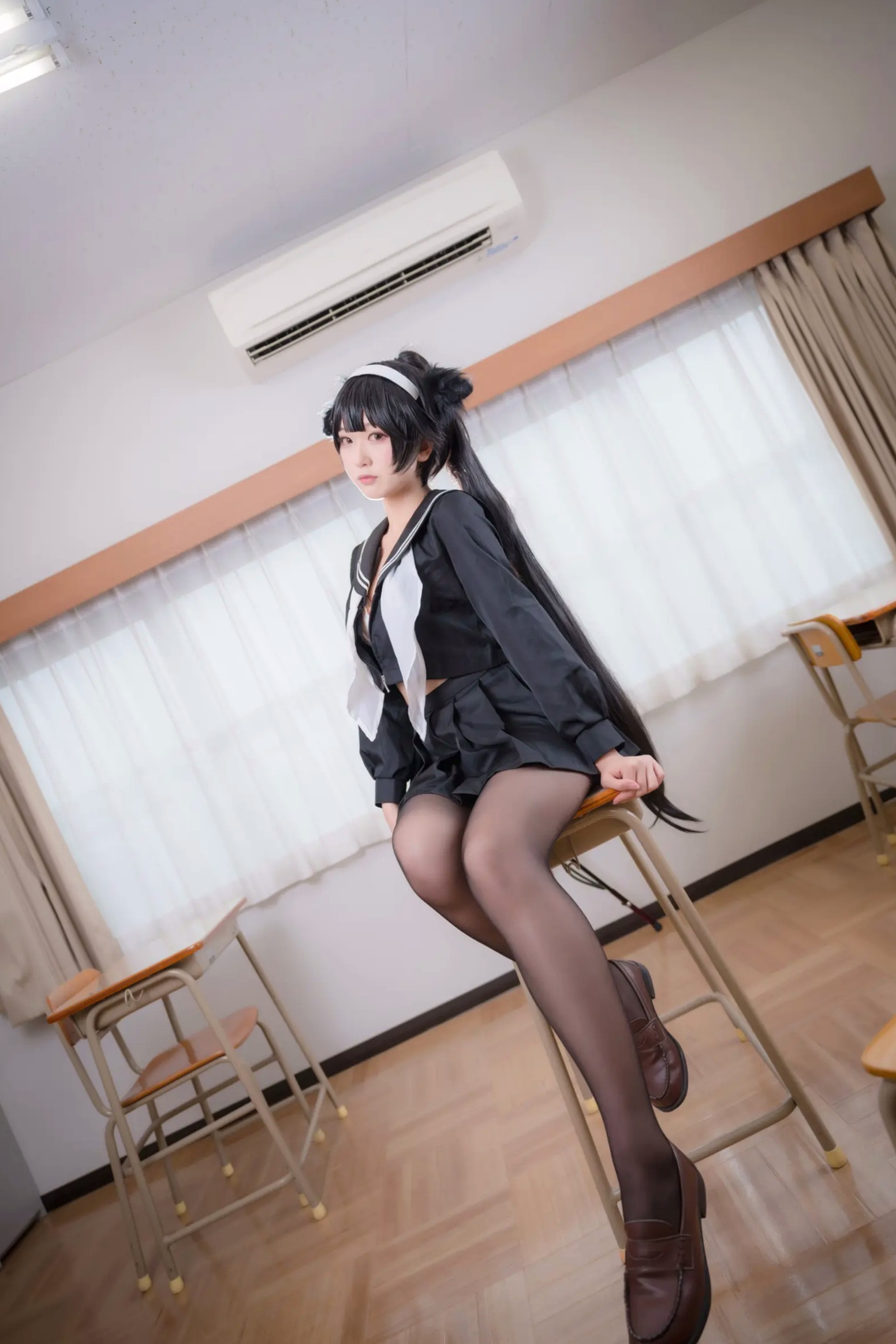 Gallery - 《Yuki亭 - 姐妹的学园罗曼史》猫耳制服少女，黑丝JK诱惑与校园清新风情 [140P]制服黑丝萝莉角色扮演清新 女神私房照_秀色女神 - image 29