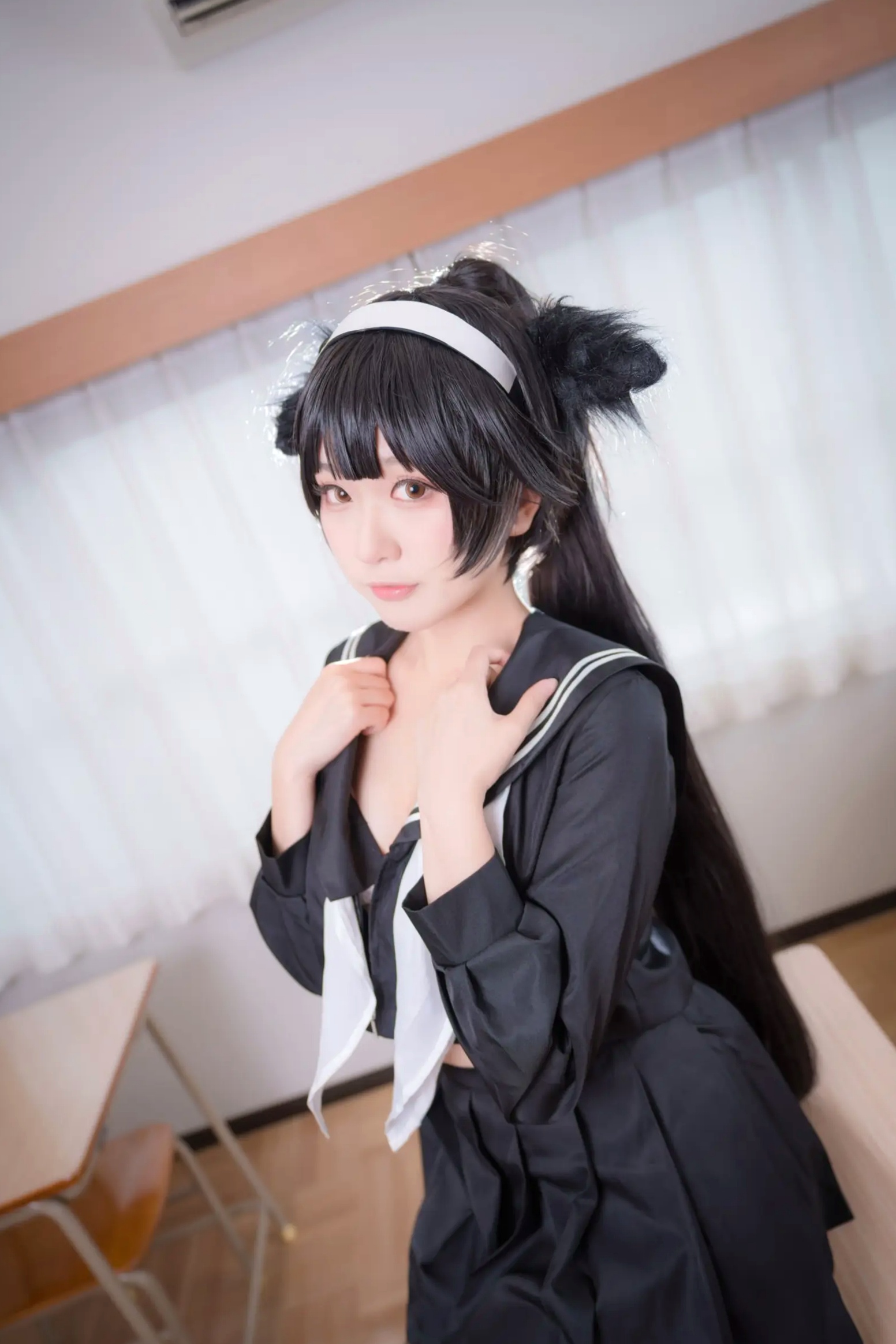 Gallery - 《Yuki亭 - 姐妹的学园罗曼史》猫耳制服少女，黑丝JK诱惑与校园清新风情 [140P]制服黑丝萝莉角色扮演清新 女神私房照_秀色女神 - image 35