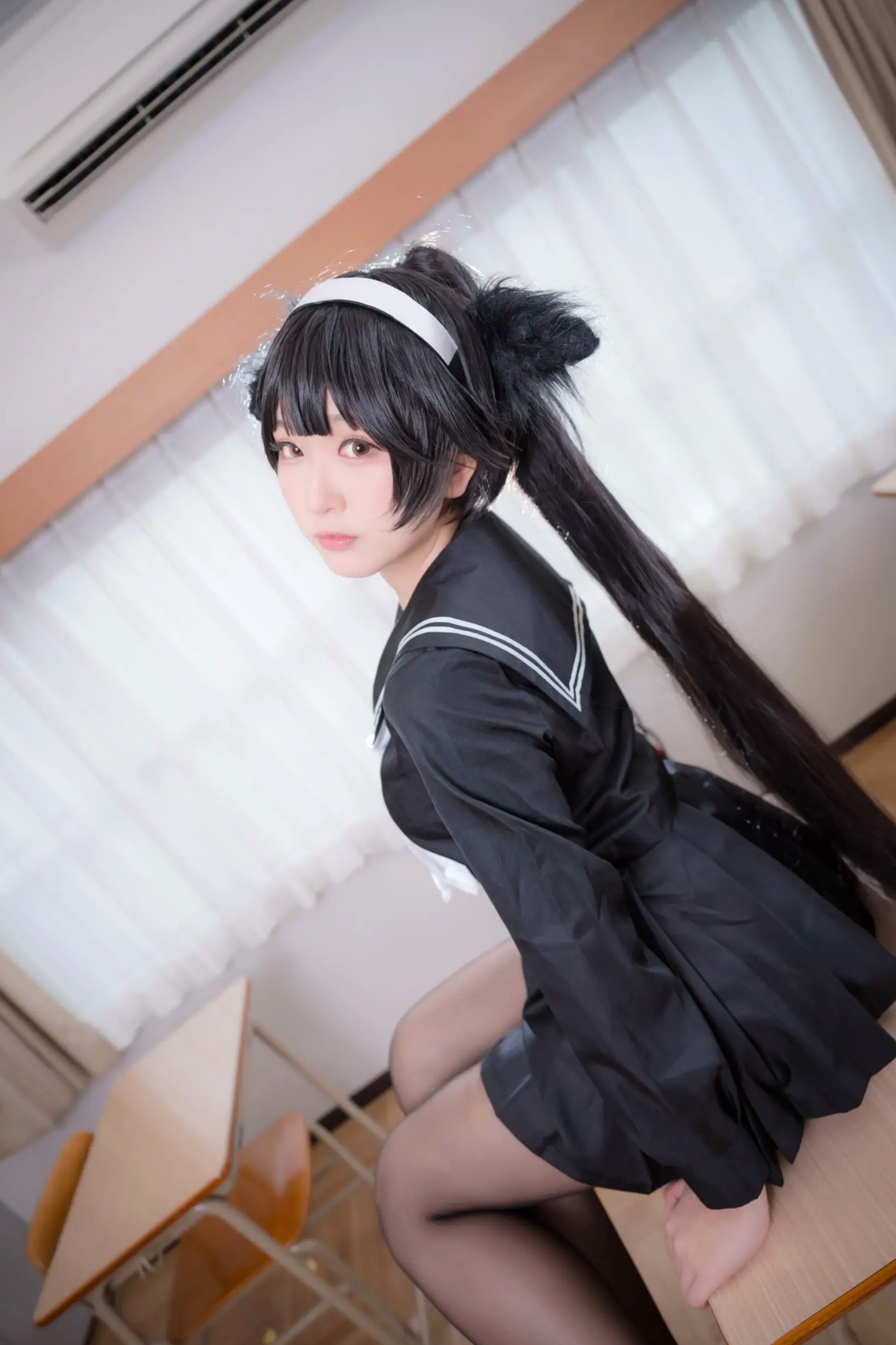 Gallery - 《Yuki亭 - 姐妹的学园罗曼史》猫耳制服少女，黑丝JK诱惑与校园清新风情 [140P]制服黑丝萝莉角色扮演清新 女神私房照_秀色女神 - image 37
