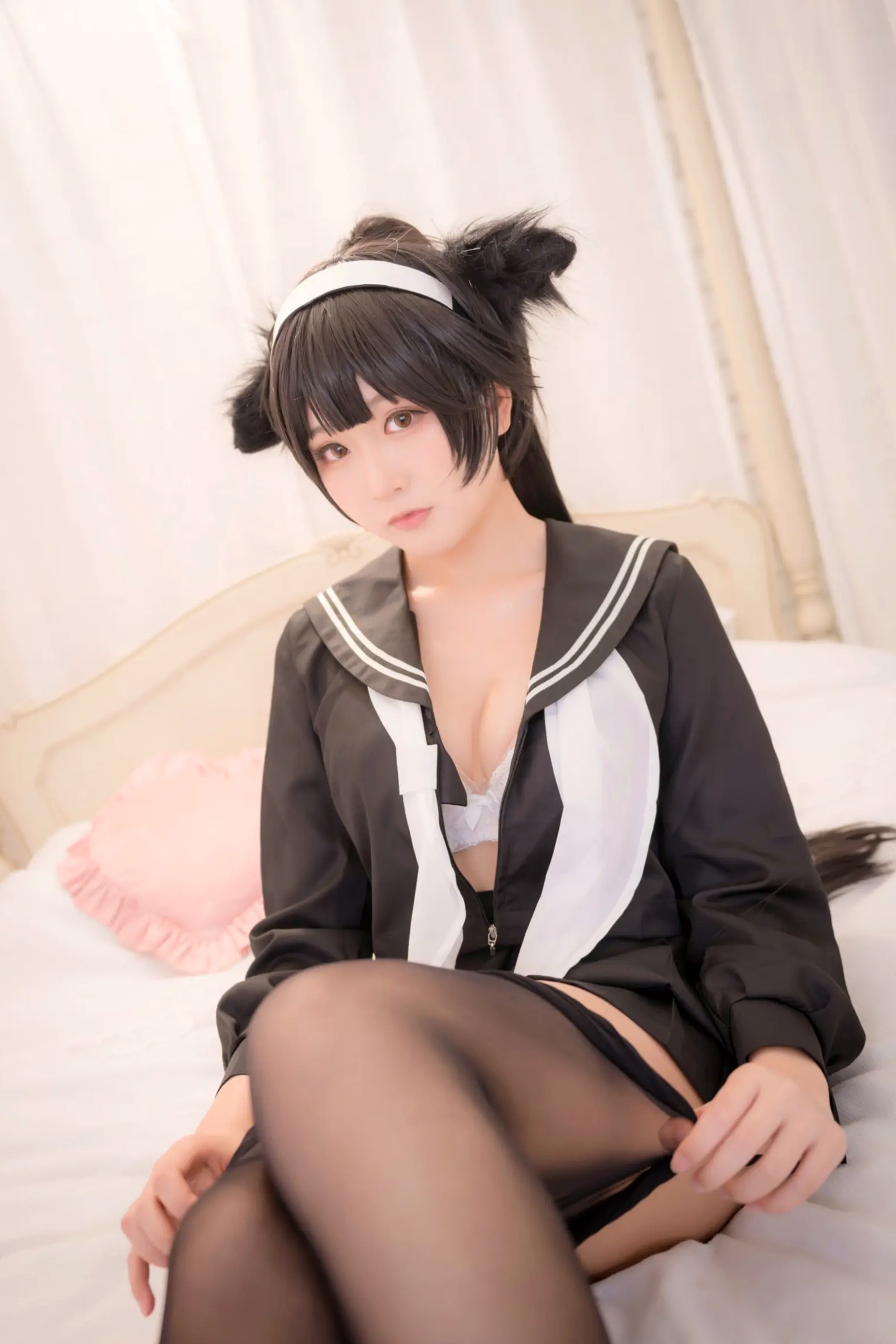 Gallery - 《Yuki亭 - 姐妹的学园罗曼史》猫耳制服少女，黑丝JK诱惑与校园清新风情 [140P]制服黑丝萝莉角色扮演清新 女神私房照_秀色女神 - image 44