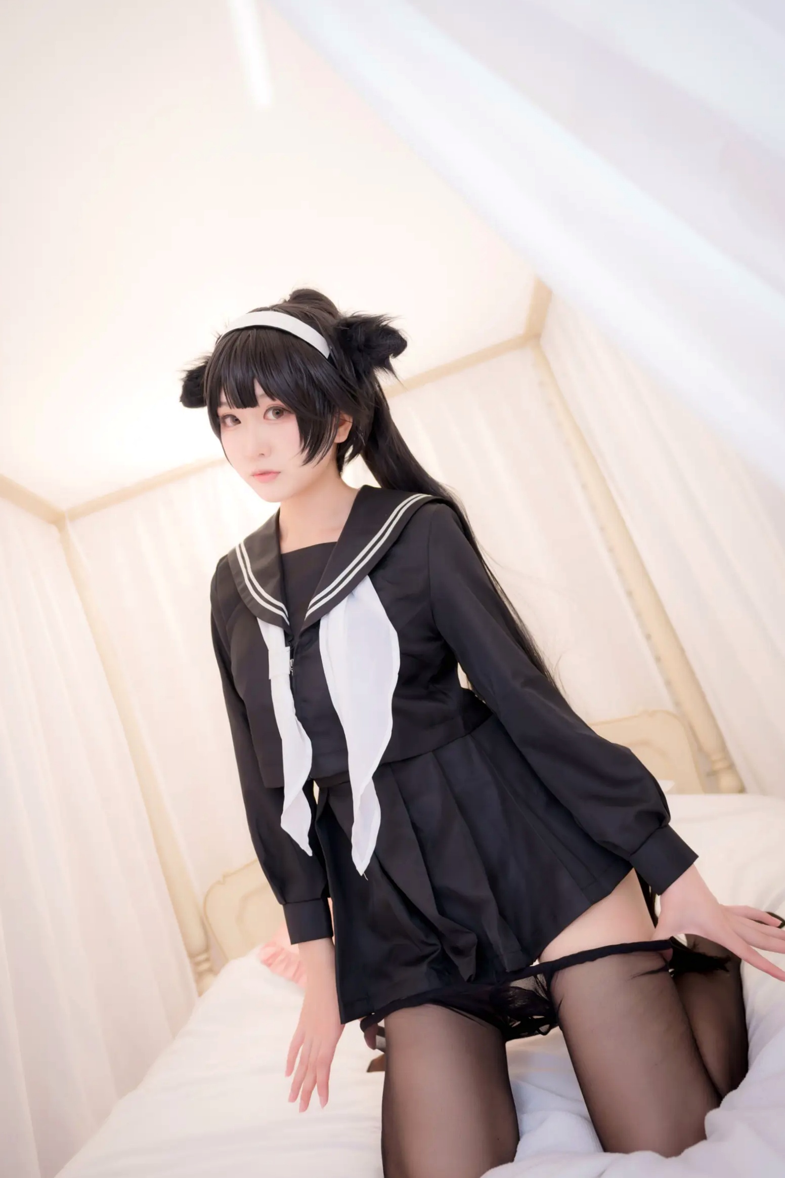 Gallery - 《Yuki亭 - 姐妹的学园罗曼史》猫耳制服少女，黑丝JK诱惑与校园清新风情 [140P]制服黑丝萝莉角色扮演清新 女神私房照_秀色女神 - image 46