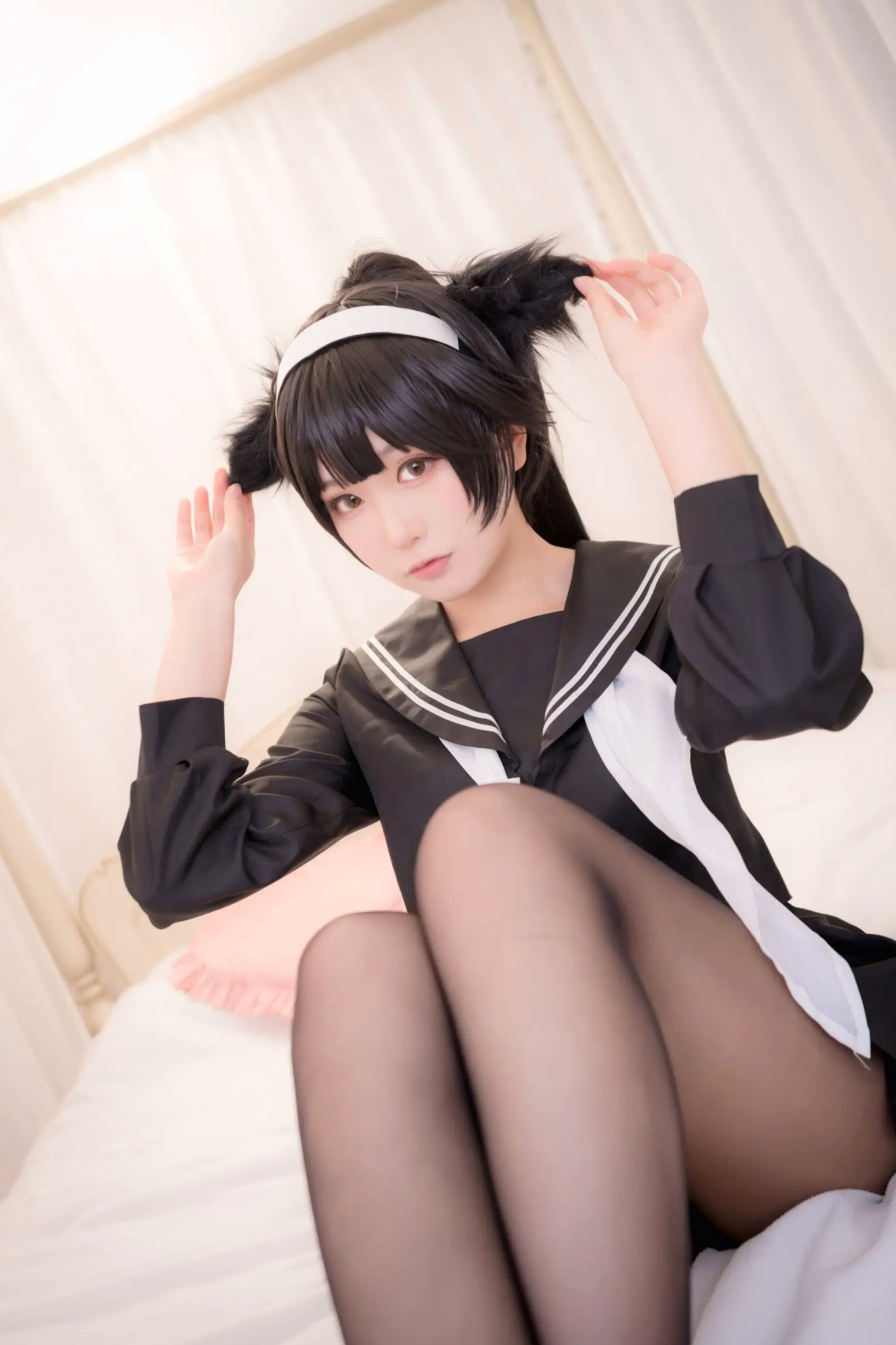 Gallery - 《Yuki亭 - 姐妹的学园罗曼史》猫耳制服少女，黑丝JK诱惑与校园清新风情 [140P]制服黑丝萝莉角色扮演清新 女神私房照_秀色女神 - image 52
