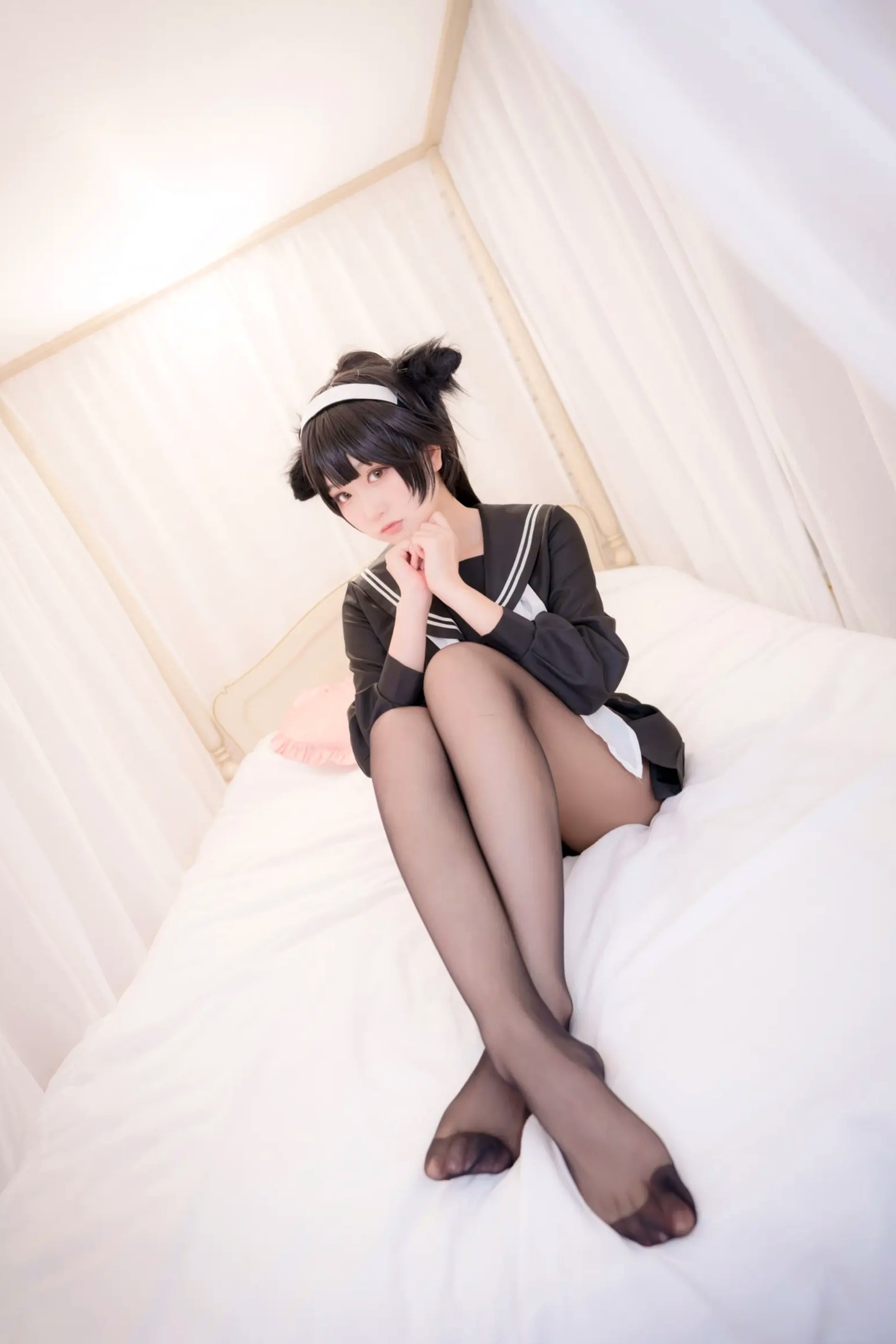Gallery - 《Yuki亭 - 姐妹的学园罗曼史》猫耳制服少女，黑丝JK诱惑与校园清新风情 [140P]制服黑丝萝莉角色扮演清新 女神私房照_秀色女神 - image 54
