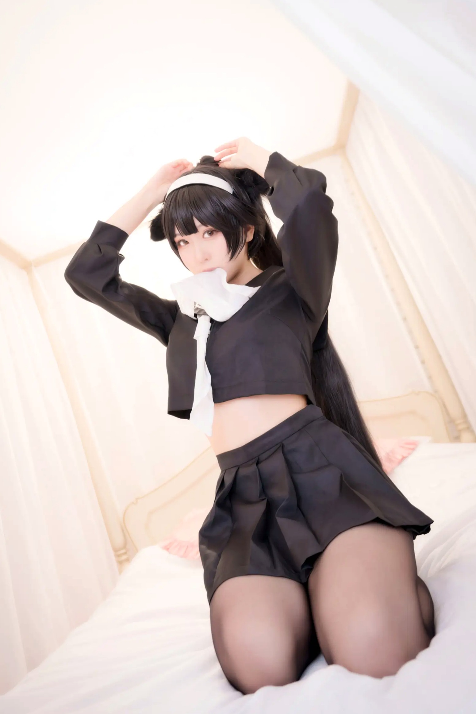 Gallery - 《Yuki亭 - 姐妹的学园罗曼史》猫耳制服少女，黑丝JK诱惑与校园清新风情 [140P]制服黑丝萝莉角色扮演清新 女神私房照_秀色女神 - image 56