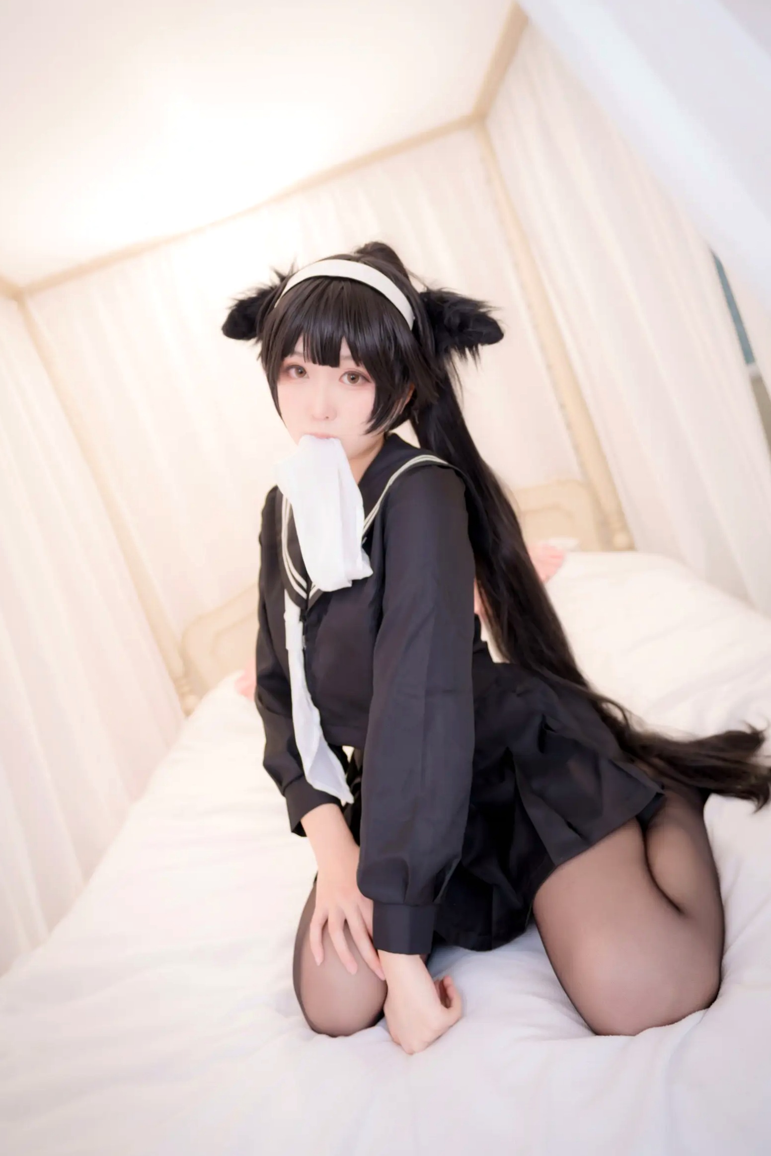 Gallery - 《Yuki亭 - 姐妹的学园罗曼史》猫耳制服少女，黑丝JK诱惑与校园清新风情 [140P]制服黑丝萝莉角色扮演清新 女神私房照_秀色女神 - image 58