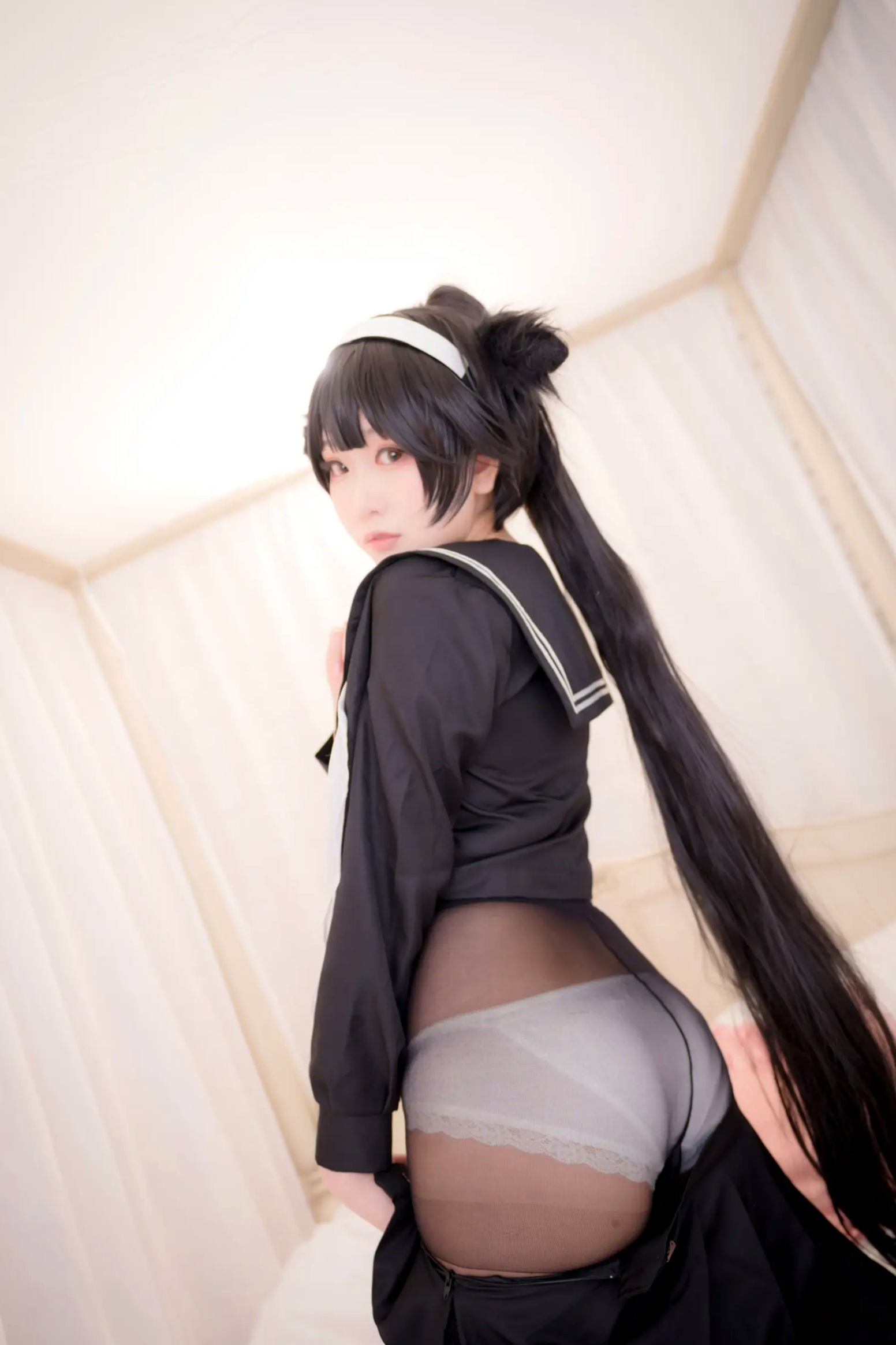 Gallery - 《Yuki亭 - 姐妹的学园罗曼史》猫耳制服少女，黑丝JK诱惑与校园清新风情 [140P]制服黑丝萝莉角色扮演清新 女神私房照_秀色女神 - image 59