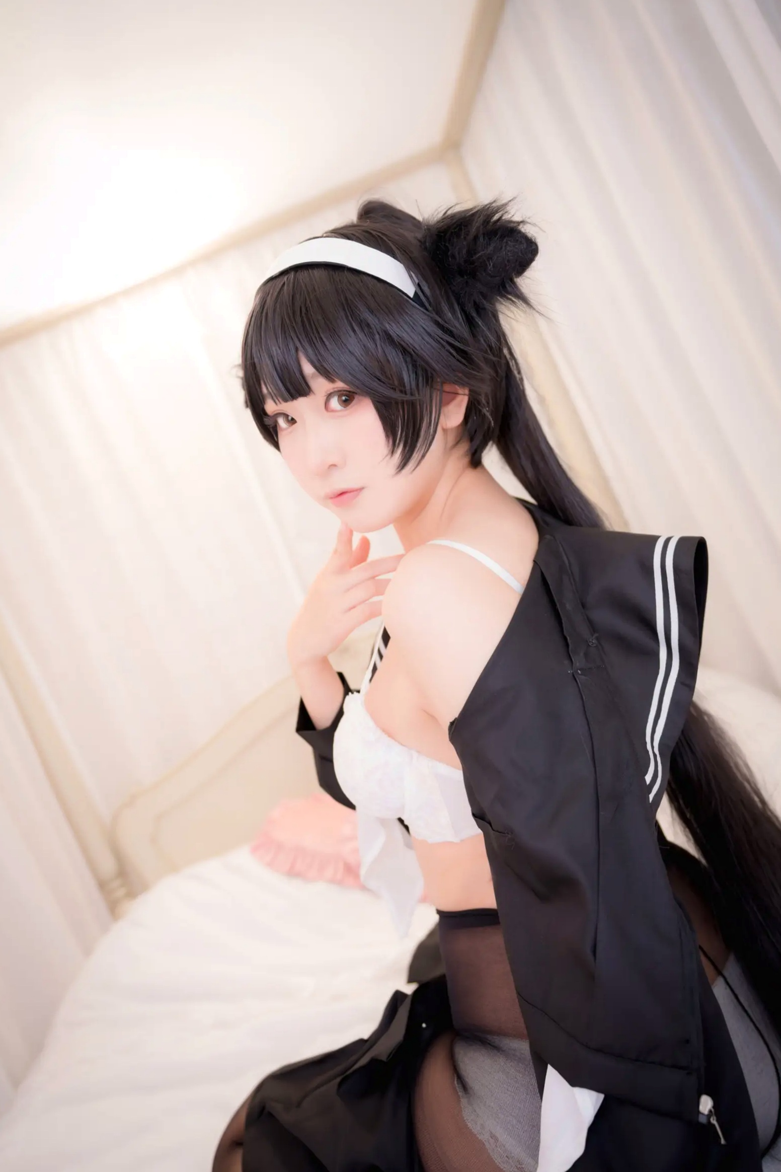 Gallery - 《Yuki亭 - 姐妹的学园罗曼史》猫耳制服少女，黑丝JK诱惑与校园清新风情 [140P]制服黑丝萝莉角色扮演清新 女神私房照_秀色女神 - image 60