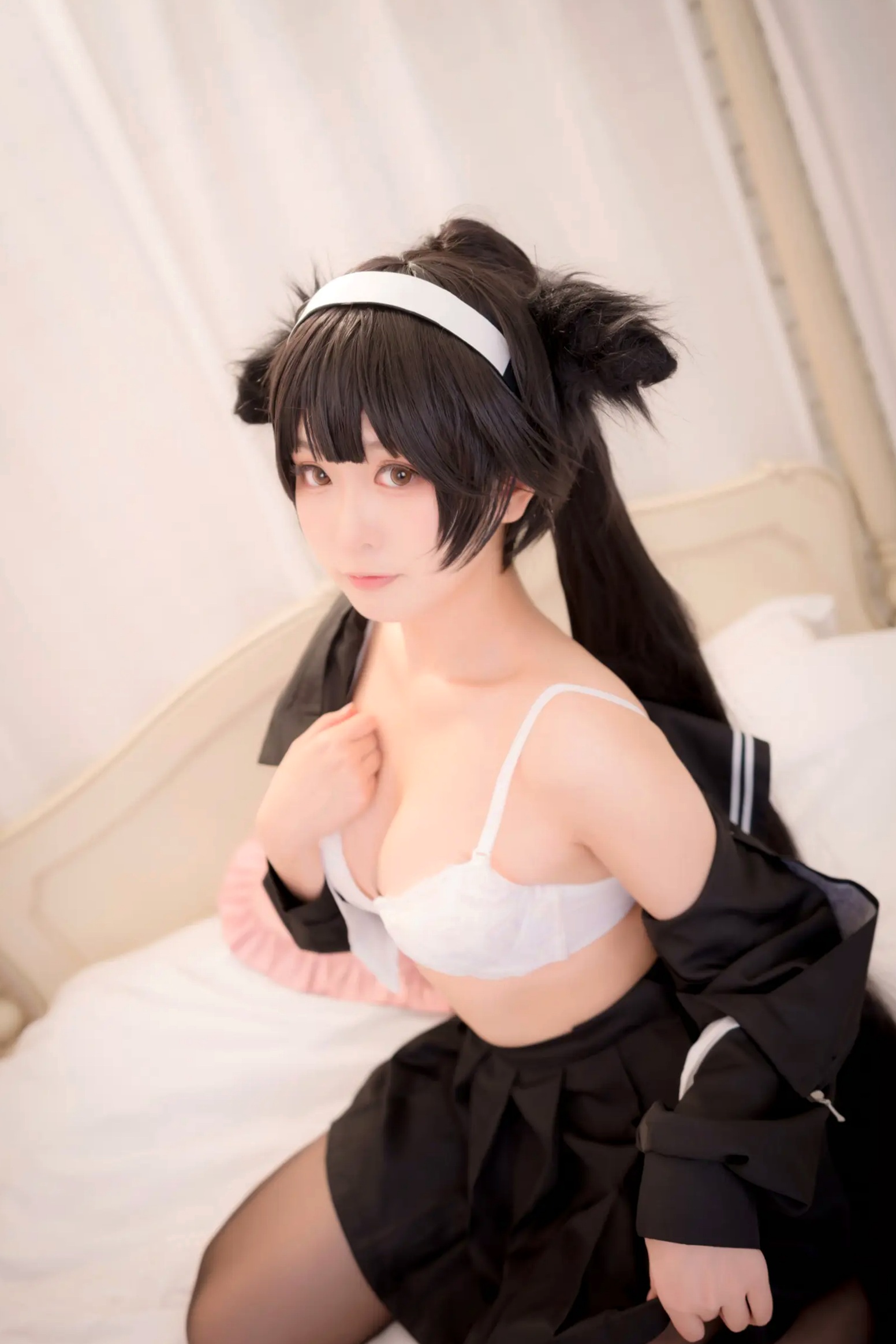 Gallery - 《Yuki亭 - 姐妹的学园罗曼史》猫耳制服少女，黑丝JK诱惑与校园清新风情 [140P]制服黑丝萝莉角色扮演清新 女神私房照_秀色女神 - image 64