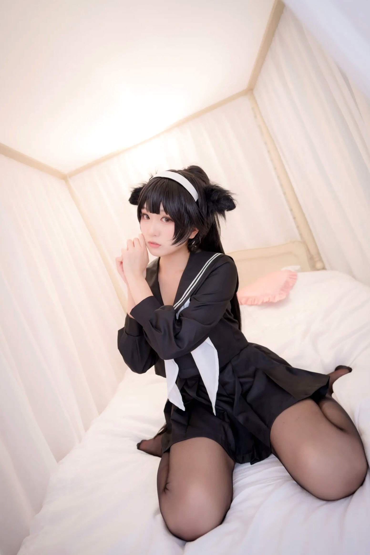 Gallery - 《Yuki亭 - 姐妹的学园罗曼史》猫耳制服少女，黑丝JK诱惑与校园清新风情 [140P]制服黑丝萝莉角色扮演清新 女神私房照_秀色女神 - image 67