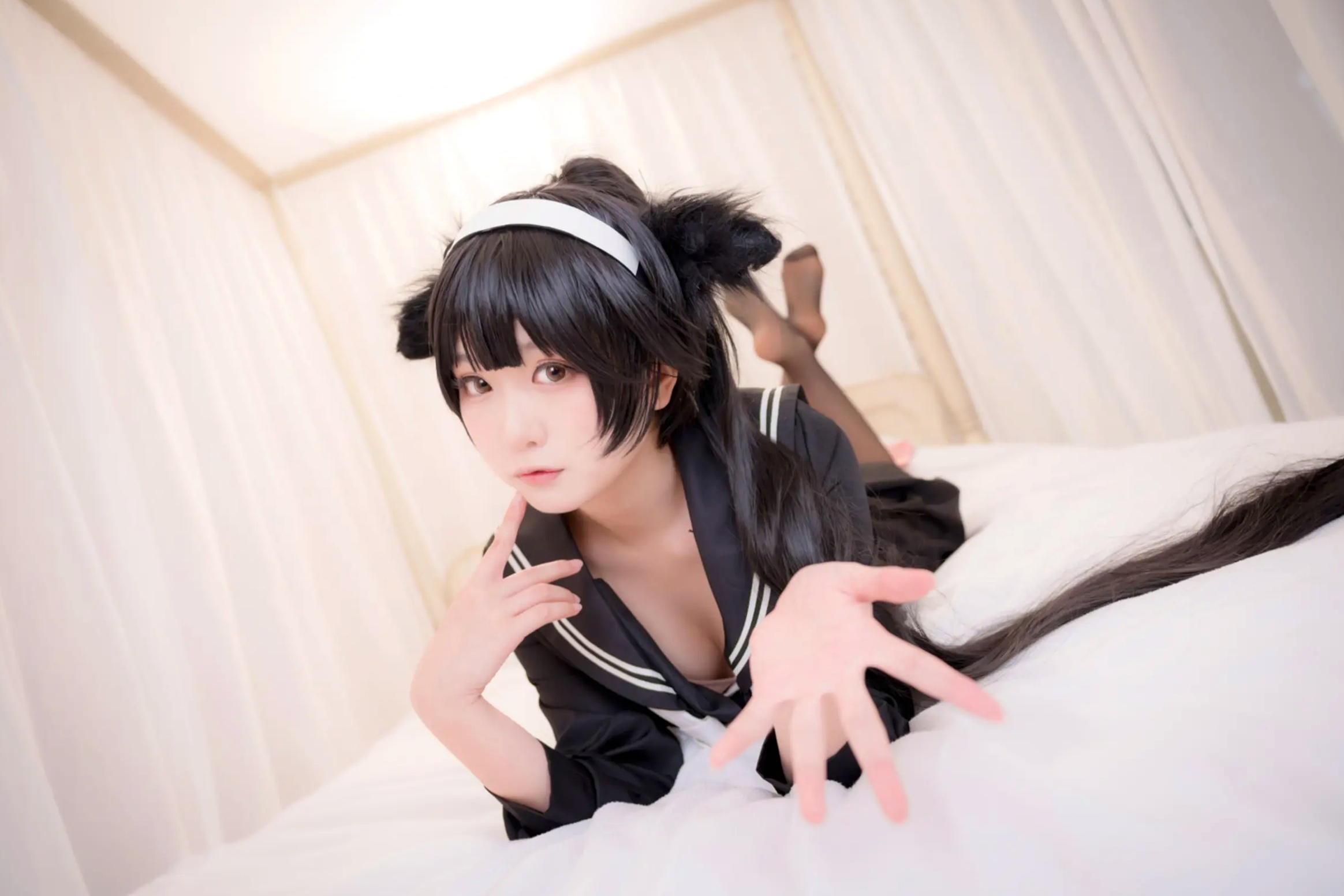 Gallery - 《Yuki亭 - 姐妹的学园罗曼史》猫耳制服少女，黑丝JK诱惑与校园清新风情 [140P]制服黑丝萝莉角色扮演清新 女神私房照_秀色女神 - image 68