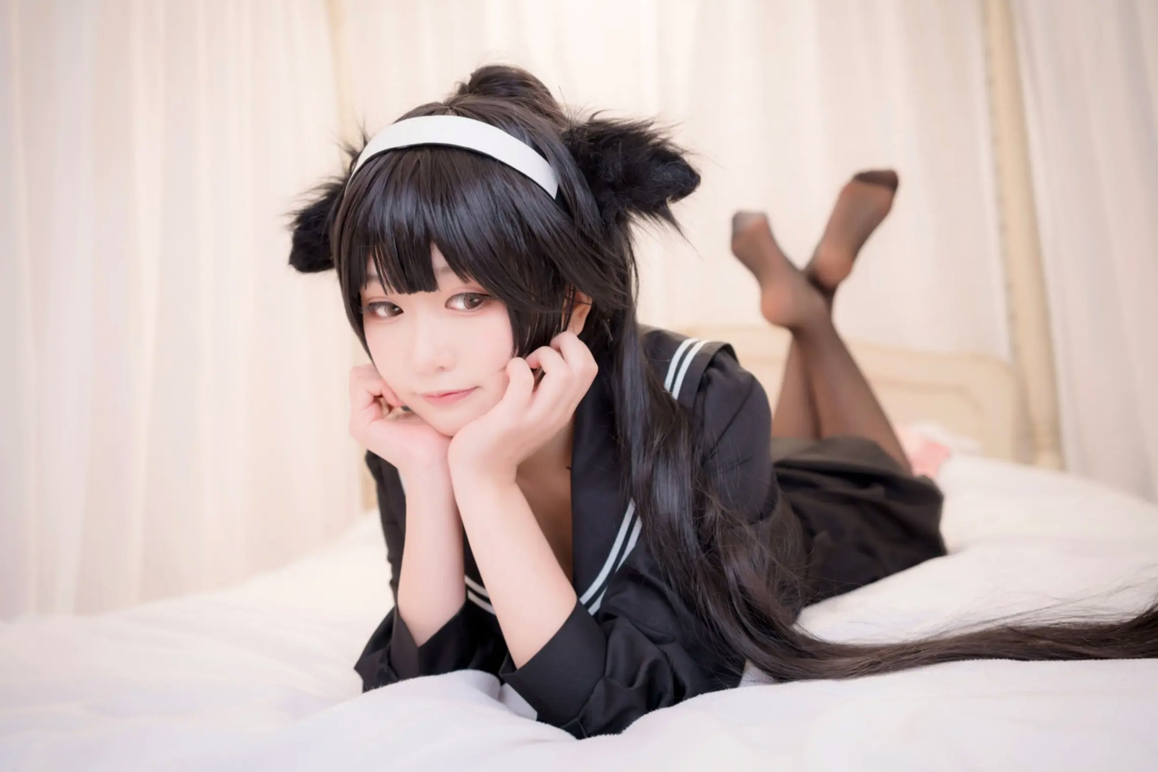 Gallery - 《Yuki亭 - 姐妹的学园罗曼史》猫耳制服少女，黑丝JK诱惑与校园清新风情 [140P]制服黑丝萝莉角色扮演清新 女神私房照_秀色女神 - image 70