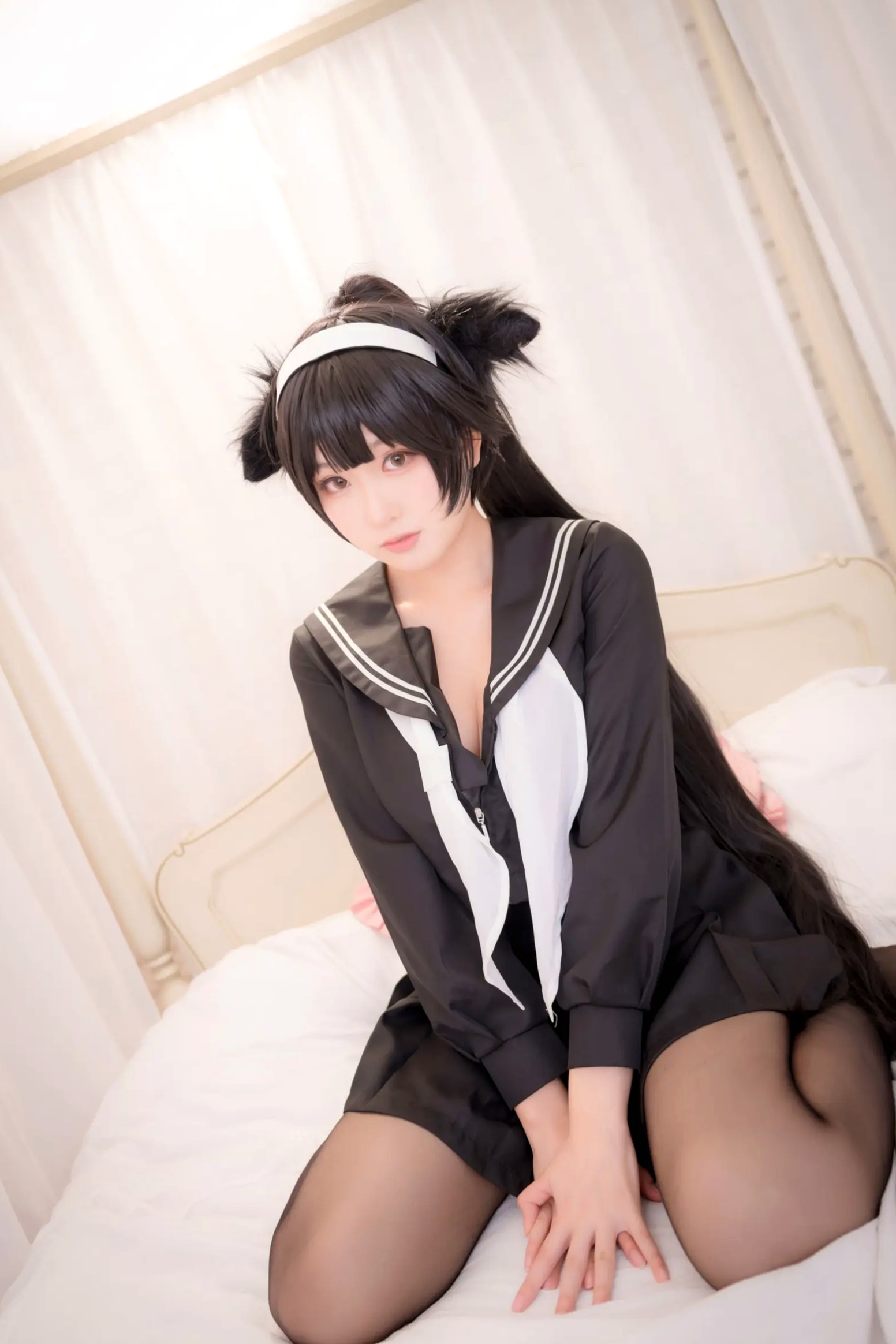 Gallery - 《Yuki亭 - 姐妹的学园罗曼史》猫耳制服少女，黑丝JK诱惑与校园清新风情 [140P]制服黑丝萝莉角色扮演清新 女神私房照_秀色女神 - image 76