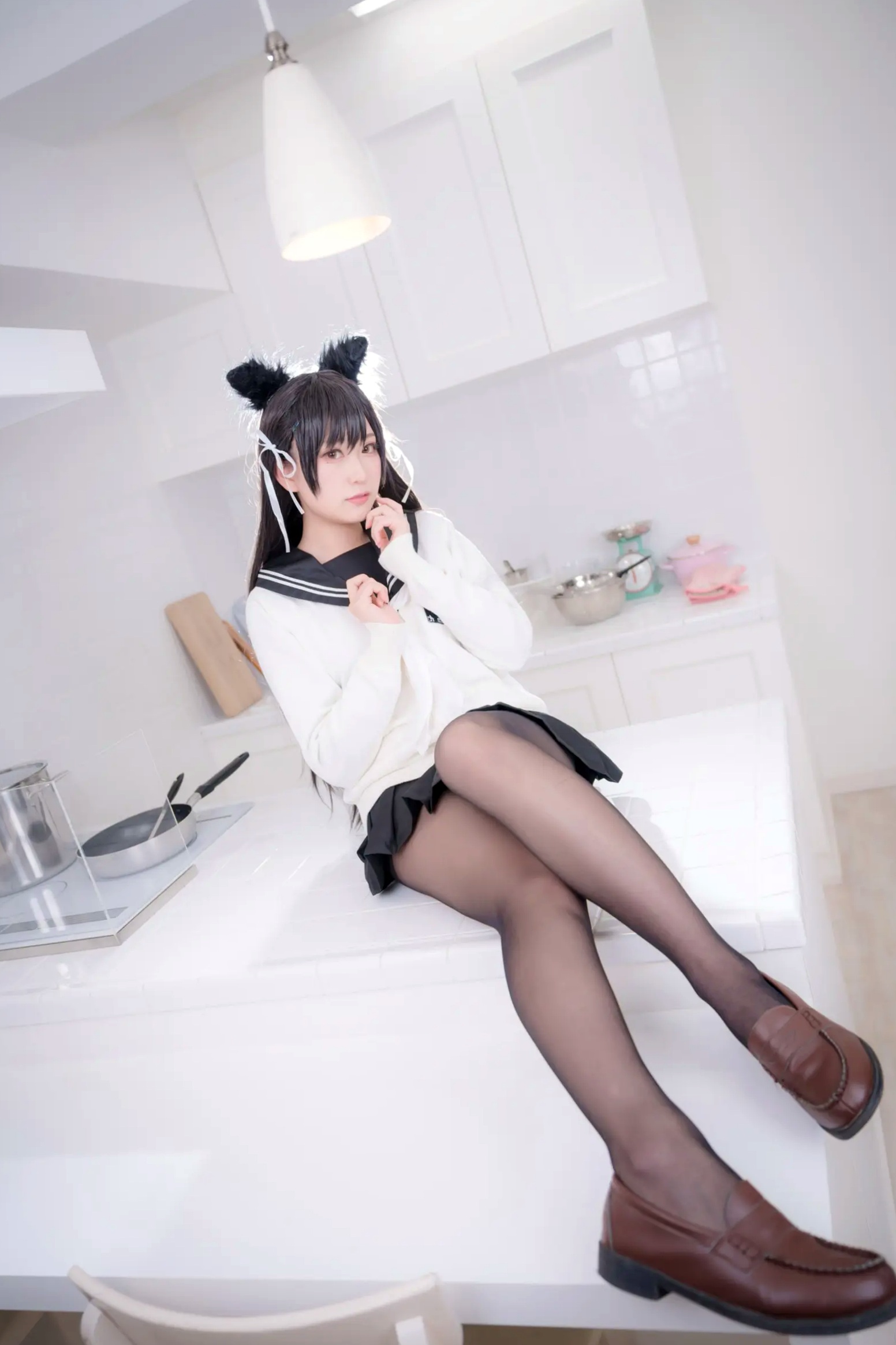 Gallery - 《Yuki亭 - 姐妹的学园罗曼史》猫耳制服少女，黑丝JK诱惑与校园清新风情 [140P]制服黑丝萝莉角色扮演清新 女神私房照_秀色女神 - image 78
