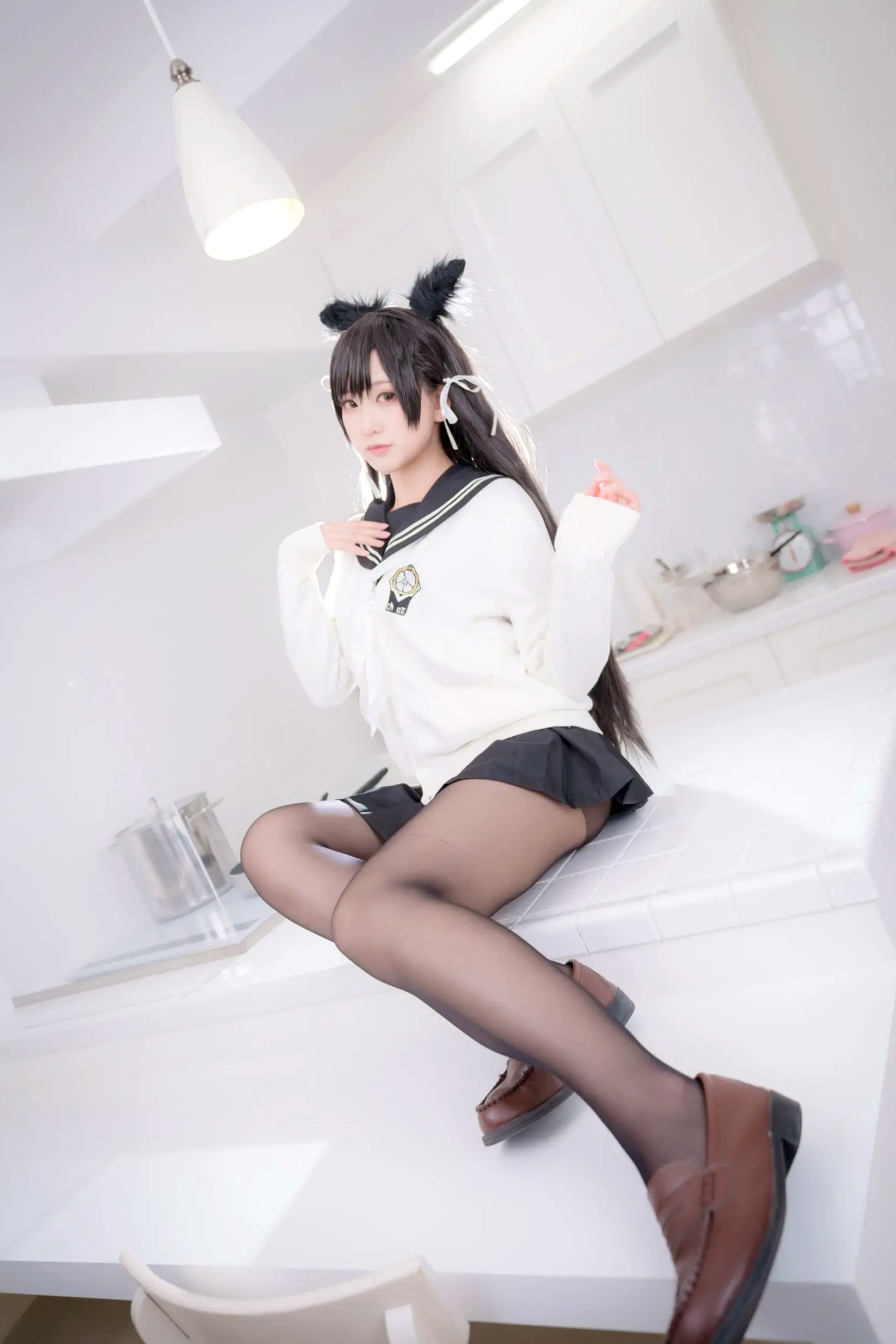 Gallery - 《Yuki亭 - 姐妹的学园罗曼史》猫耳制服少女，黑丝JK诱惑与校园清新风情 [140P]制服黑丝萝莉角色扮演清新 女神私房照_秀色女神 - image 87