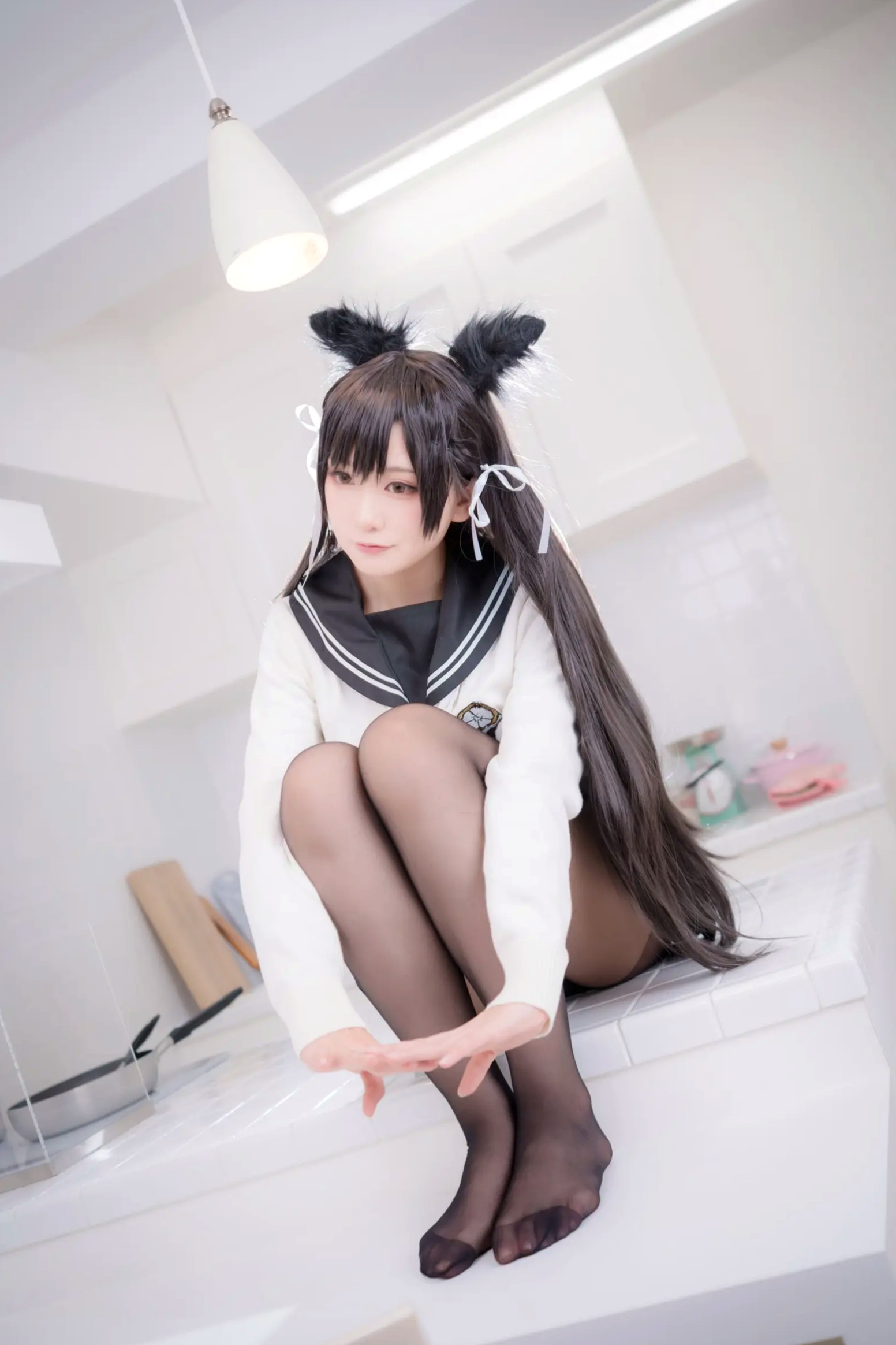 Gallery - 《Yuki亭 - 姐妹的学园罗曼史》猫耳制服少女，黑丝JK诱惑与校园清新风情 [140P]制服黑丝萝莉角色扮演清新 女神私房照_秀色女神 - image 96