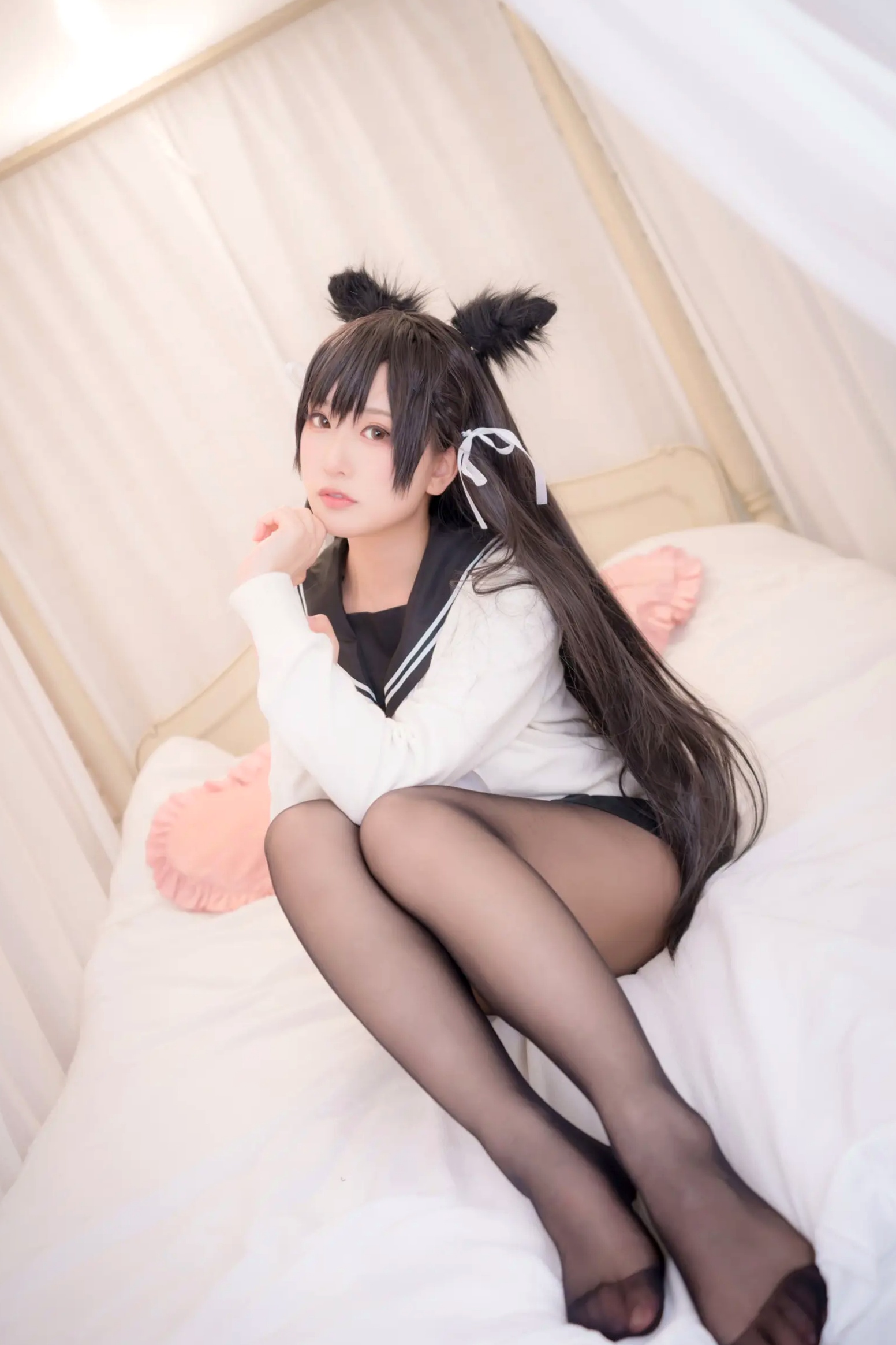 Gallery - 《Yuki亭 - 姐妹的学园罗曼史》猫耳制服少女，黑丝JK诱惑与校园清新风情 [140P]制服黑丝萝莉角色扮演清新 女神私房照_秀色女神 - image 99