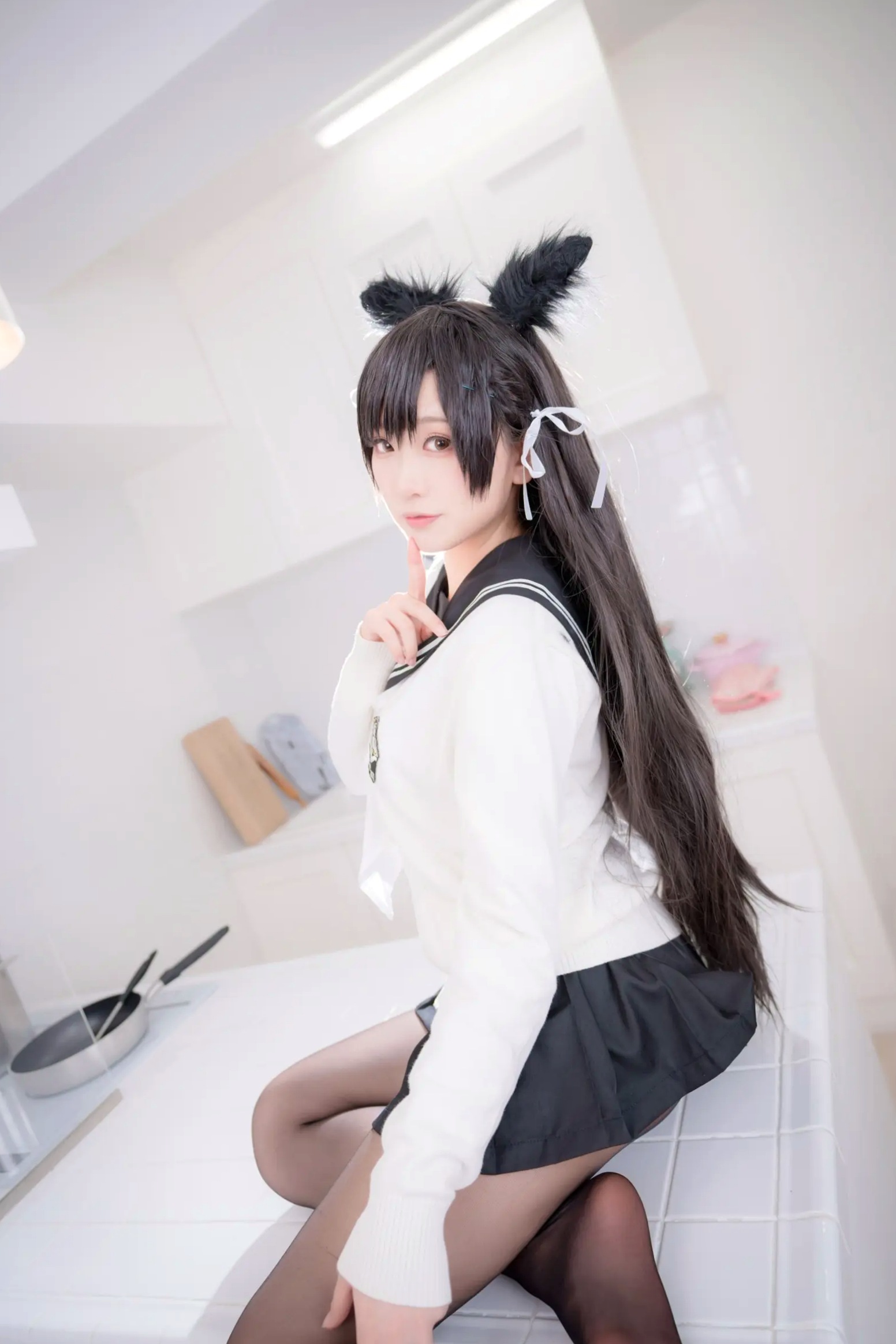 Gallery - 《Yuki亭 - 姐妹的学园罗曼史》猫耳制服少女，黑丝JK诱惑与校园清新风情 [140P]制服黑丝萝莉角色扮演清新 女神私房照_秀色女神 - image 105
