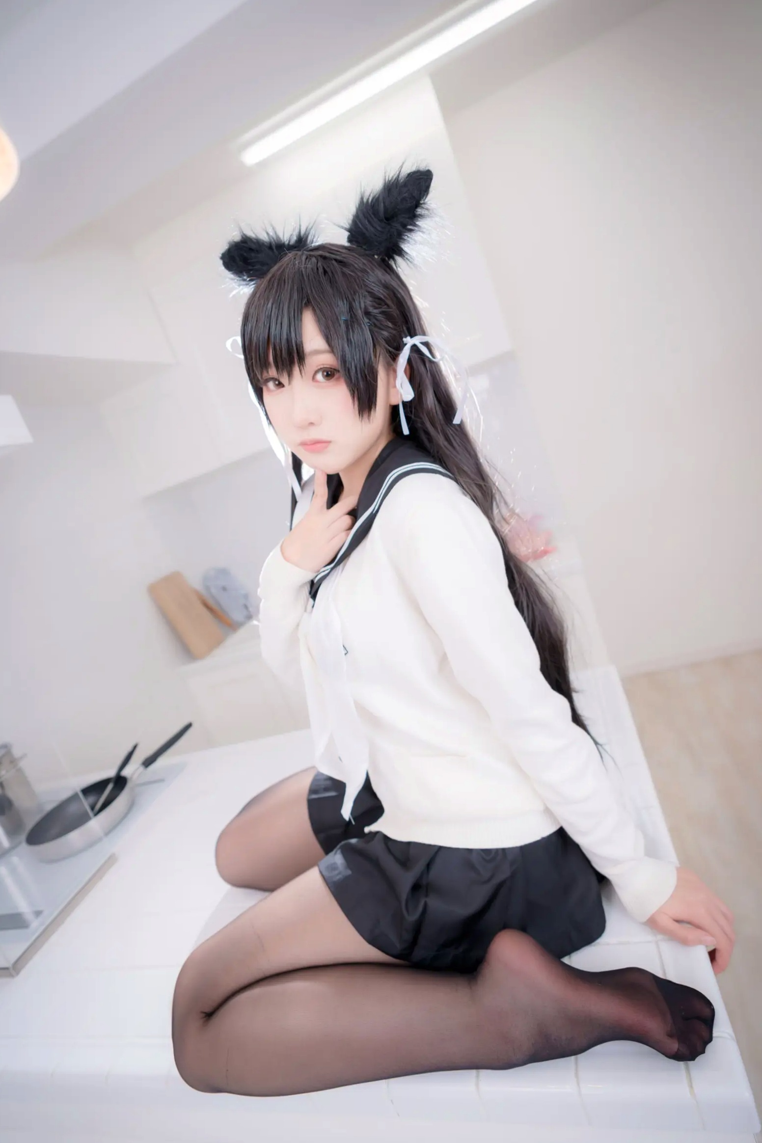 Gallery - 《Yuki亭 - 姐妹的学园罗曼史》猫耳制服少女，黑丝JK诱惑与校园清新风情 [140P]制服黑丝萝莉角色扮演清新 女神私房照_秀色女神 - image 109