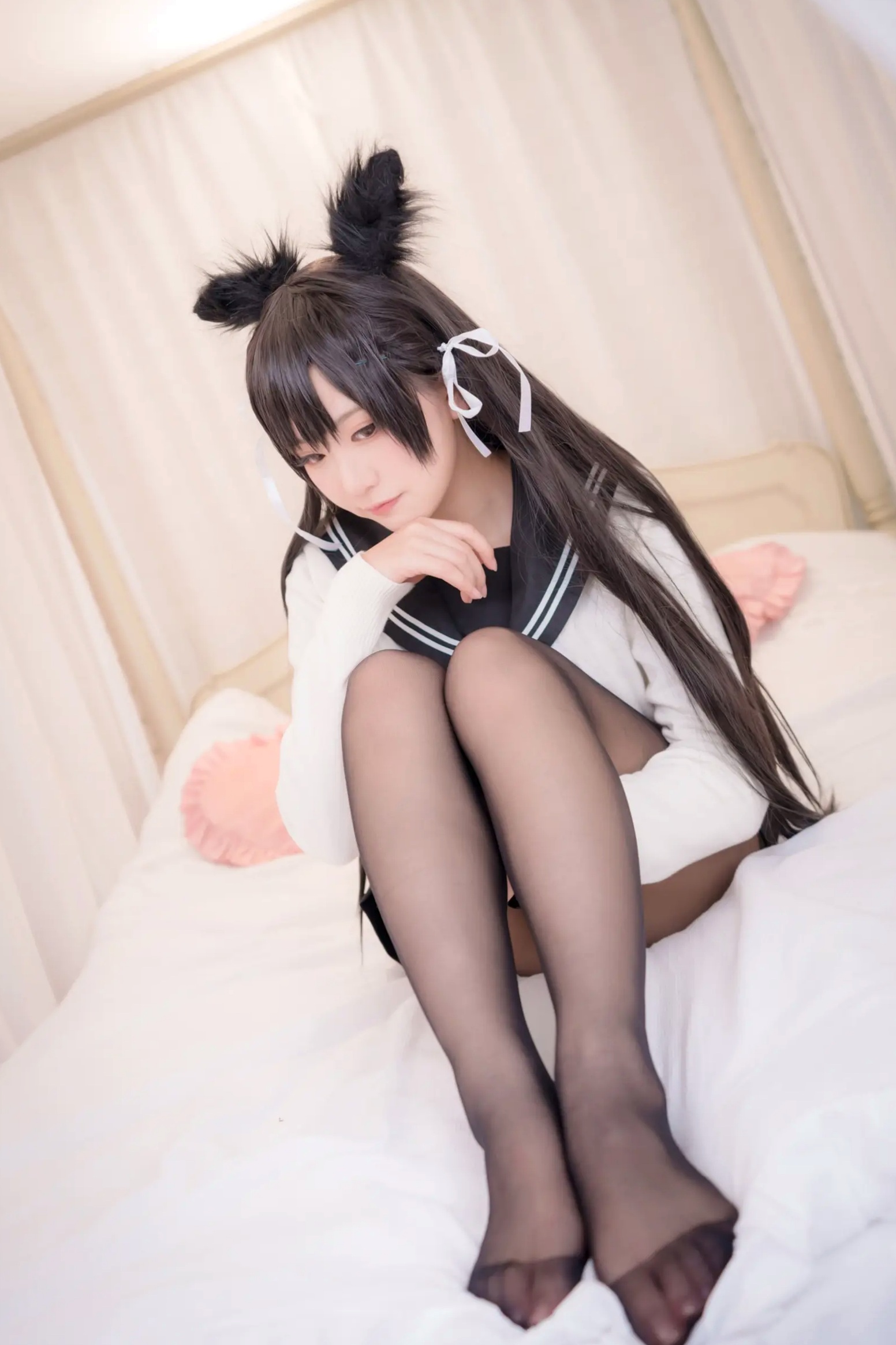 Gallery - 《Yuki亭 - 姐妹的学园罗曼史》猫耳制服少女，黑丝JK诱惑与校园清新风情 [140P]制服黑丝萝莉角色扮演清新 女神私房照_秀色女神 - image 113