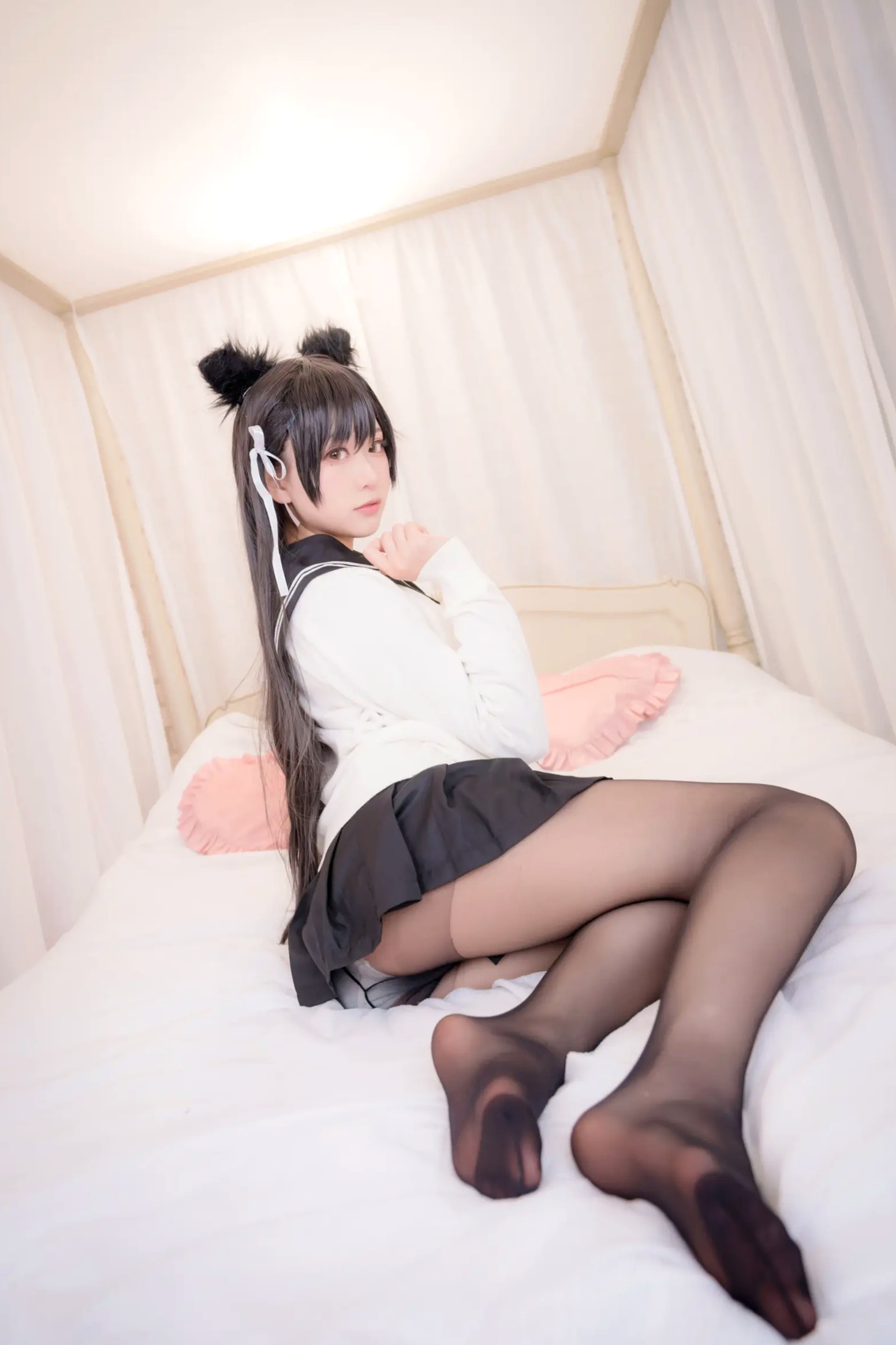 Gallery - 《Yuki亭 - 姐妹的学园罗曼史》猫耳制服少女，黑丝JK诱惑与校园清新风情 [140P]制服黑丝萝莉角色扮演清新 女神私房照_秀色女神 - image 116