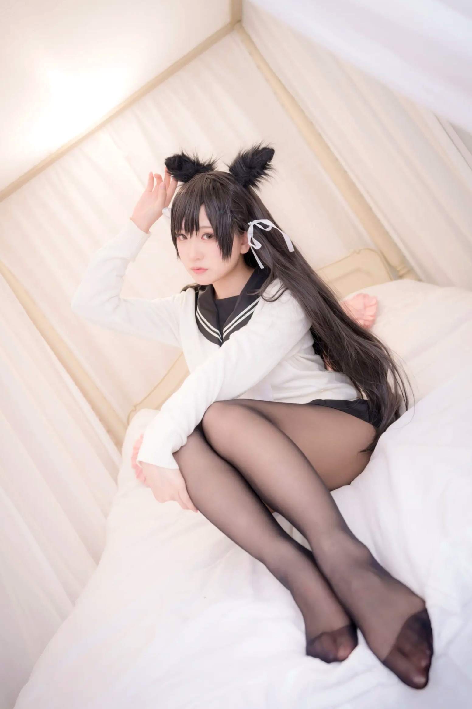 Gallery - 《Yuki亭 - 姐妹的学园罗曼史》猫耳制服少女，黑丝JK诱惑与校园清新风情 [140P]制服黑丝萝莉角色扮演清新 女神私房照_秀色女神 - image 117