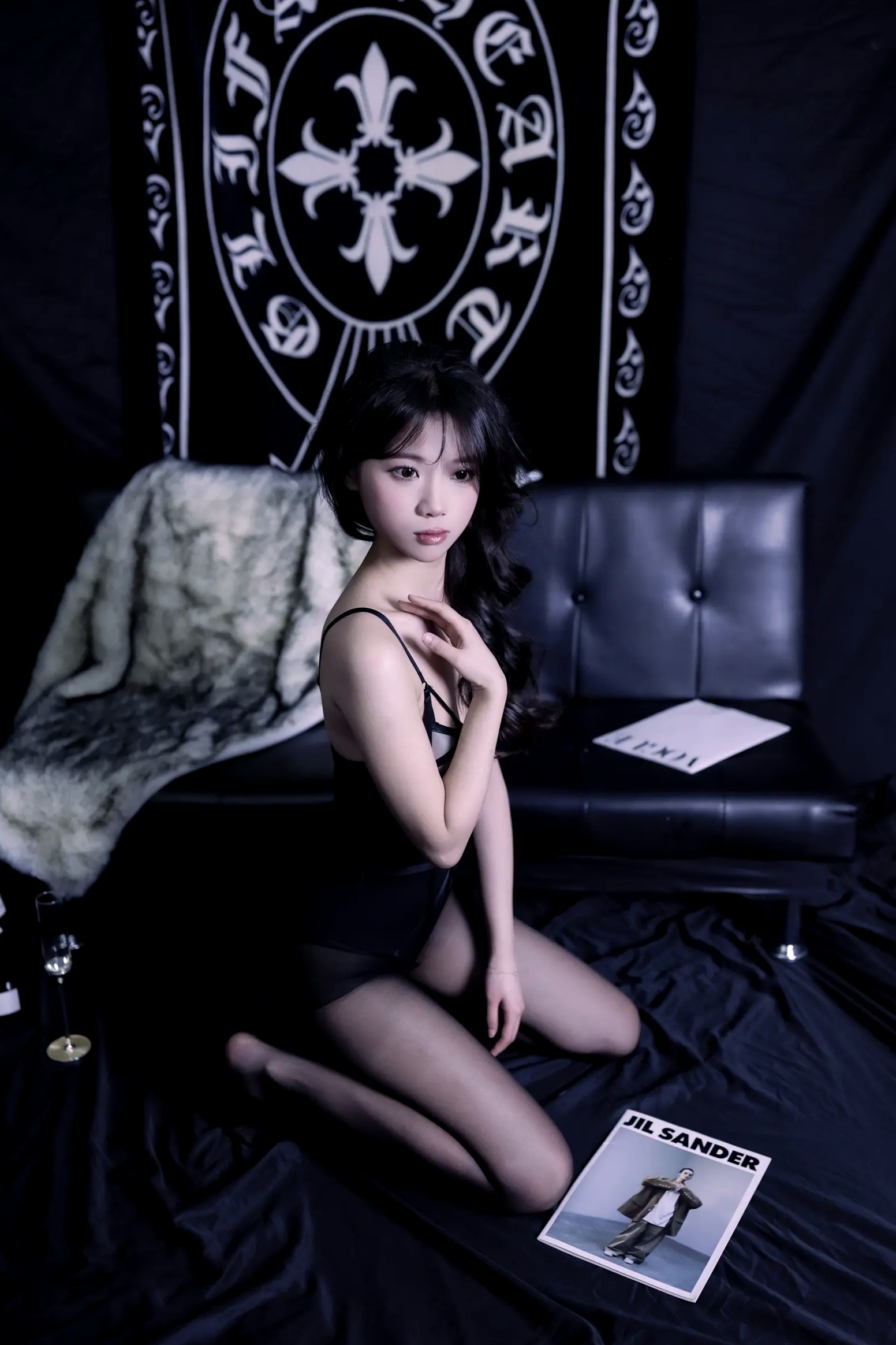 Gallery - [YITUYU]艺图语 - Art Language  模特 - model懒懒黑丝诱惑私房写真，暗黑系内衣勾勒曼妙身材，肤白貌美展现冷艳御姐风采黑丝诱惑性感私房照冷艳 女神私房照_秀色女神 - image 6