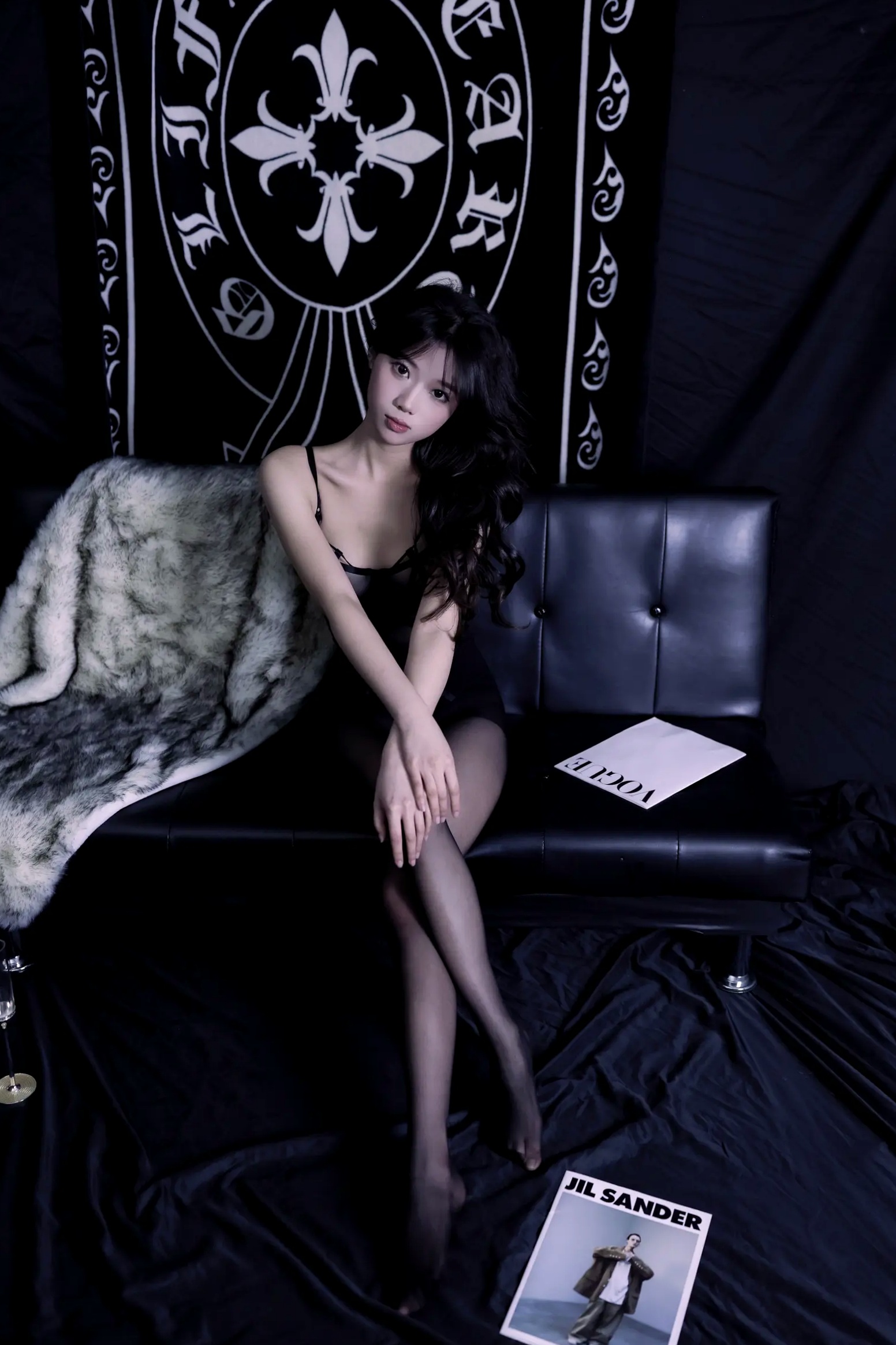 Gallery - [YITUYU]艺图语 - Art Language  模特 - model懒懒黑丝诱惑私房写真，暗黑系内衣勾勒曼妙身材，肤白貌美展现冷艳御姐风采黑丝诱惑性感私房照冷艳 女神私房照_秀色女神 - image 7