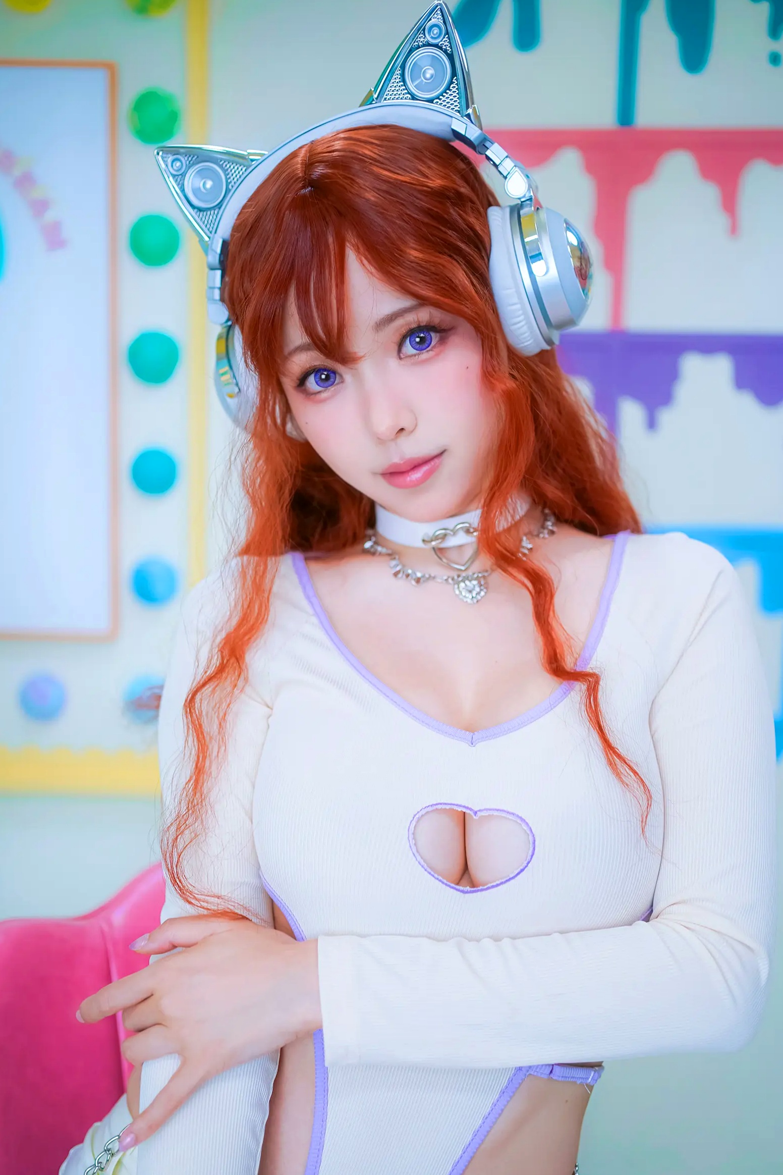 Gallery - Ely_eee(ElyEE子) - 二次元Y2K猫音甜心角色扮演，全套25P高颜值美少女写真萌系角色扮演性感极品 女神私房照_秀色女神 - image 2