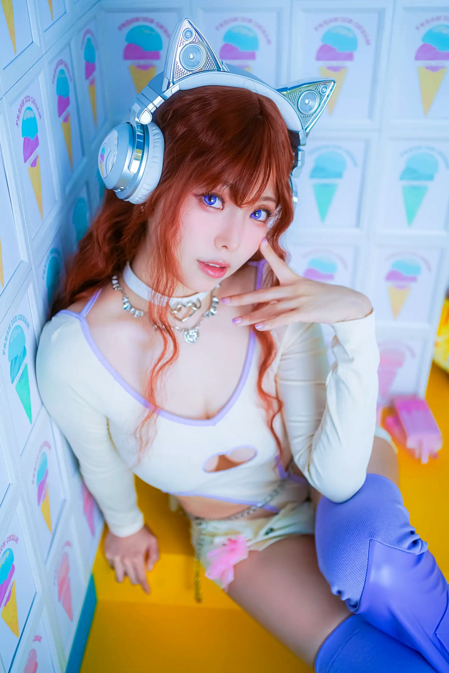 Gallery - Ely_eee(ElyEE子) - 二次元Y2K猫音甜心角色扮演，全套25P高颜值美少女写真萌系角色扮演性感极品 女神私房照_秀色女神 - image 12
