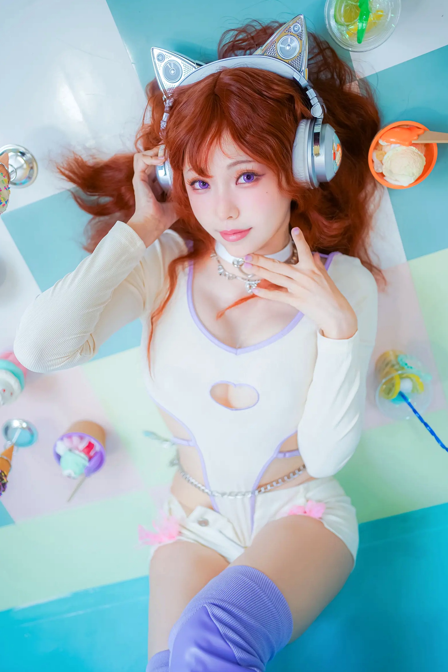Gallery - Ely_eee(ElyEE子) - 二次元Y2K猫音甜心角色扮演，全套25P高颜值美少女写真萌系角色扮演性感极品 女神私房照_秀色女神 - image 20
