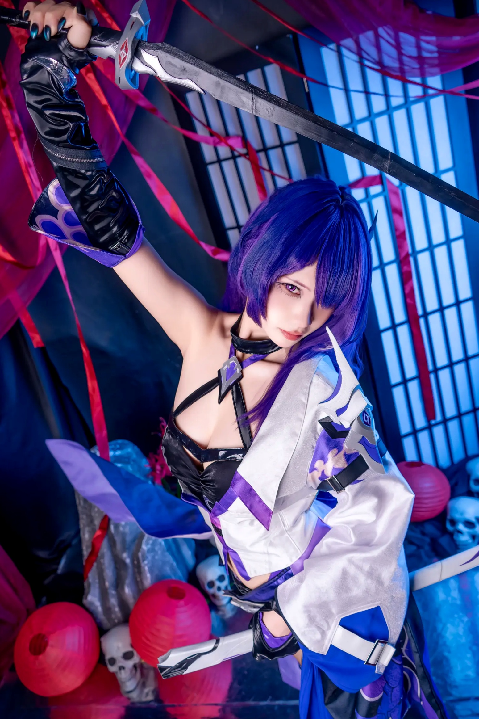 Gallery - Pyon - 黄泉 Acheron 崩坏星穹铁道 COS，性感御姐角色扮演私房摄影大作角色扮演性感私房照大尺度冷艳诱惑 女神私房照_秀色女神 - image 10